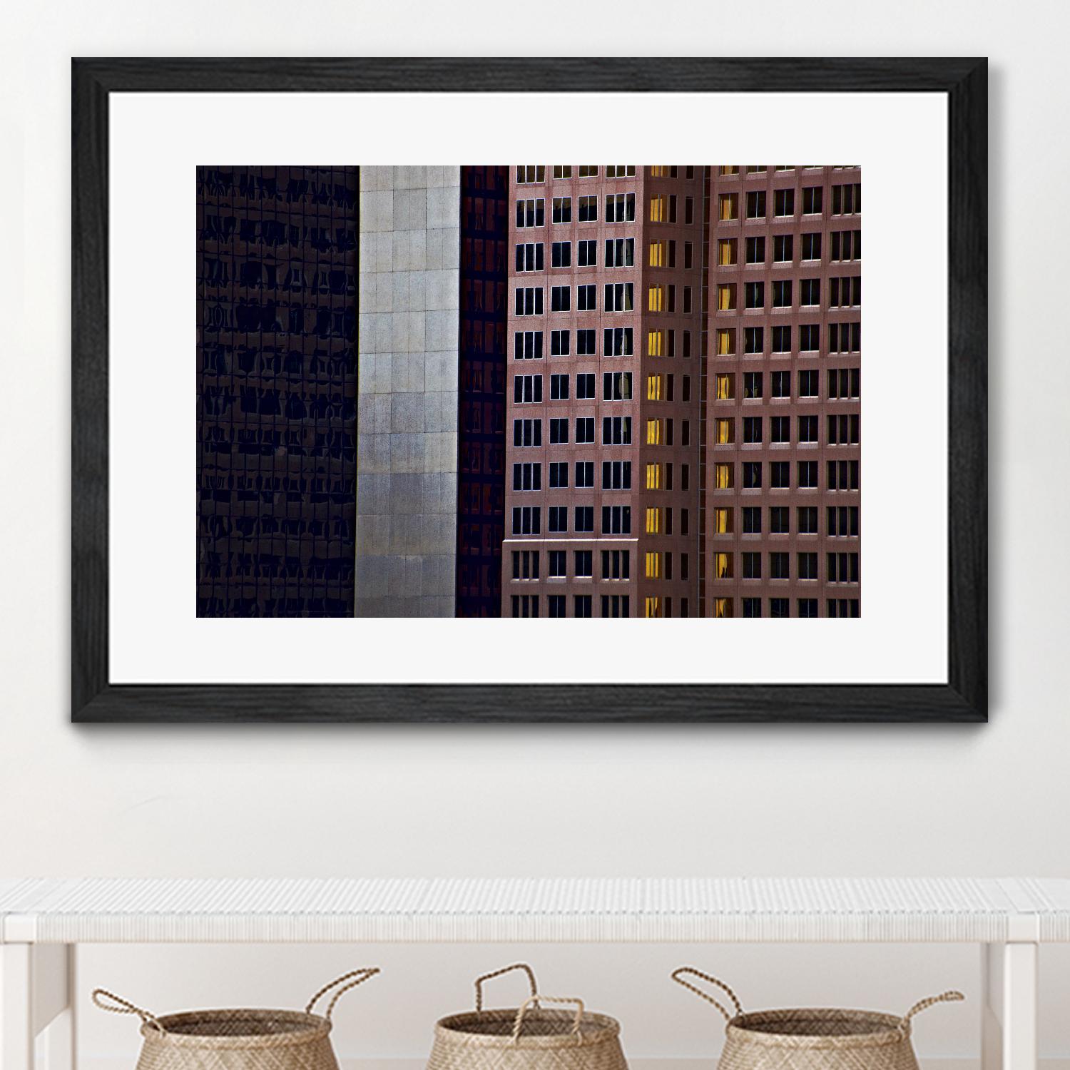 Buildings X by Peter Morneau on GIANT ART - grey photo art