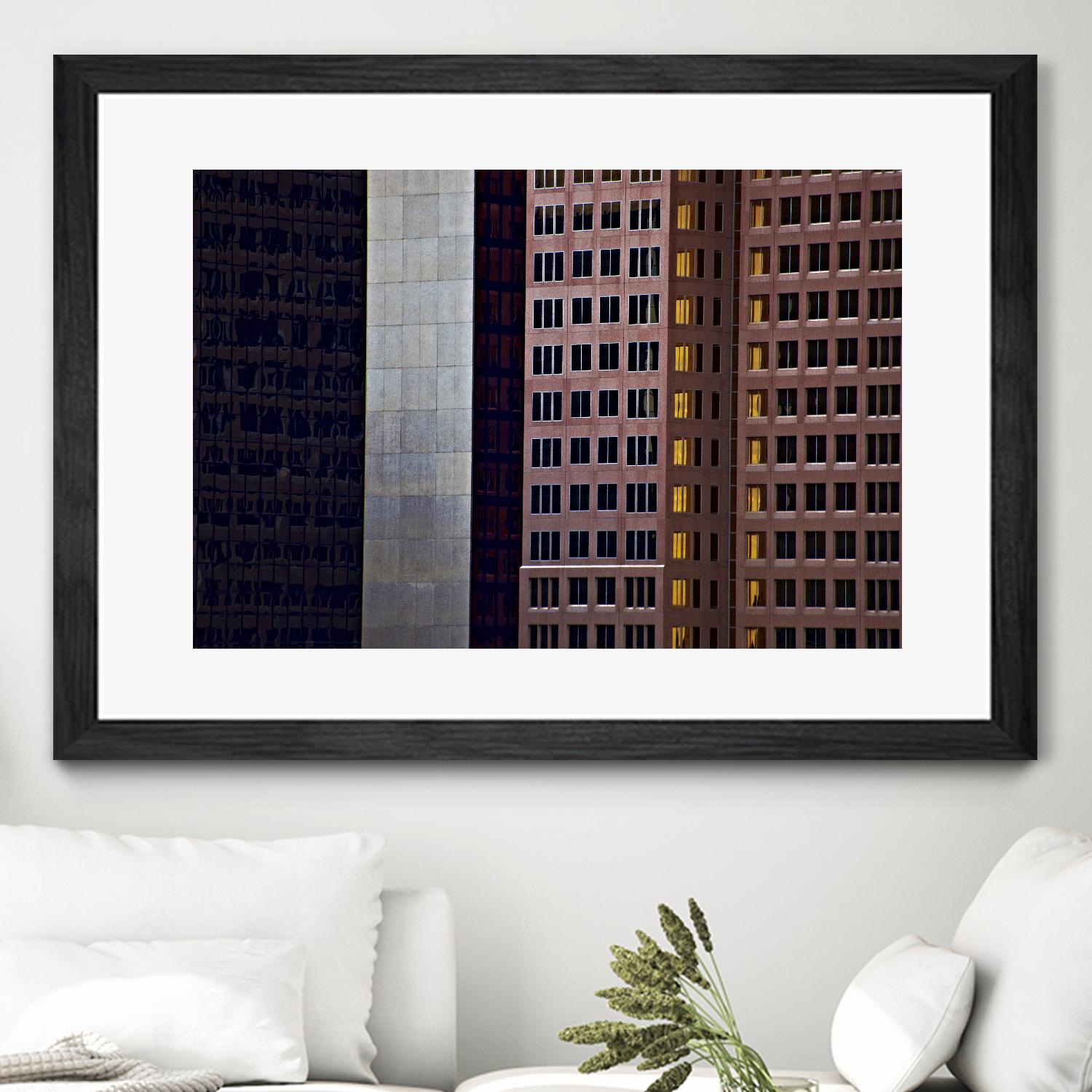 Buildings X by Peter Morneau on GIANT ART - grey photo art