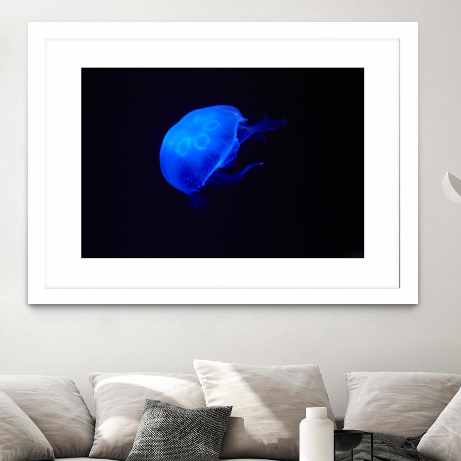 Blue and black II by Peter Morneau on GIANT ART - black photo art