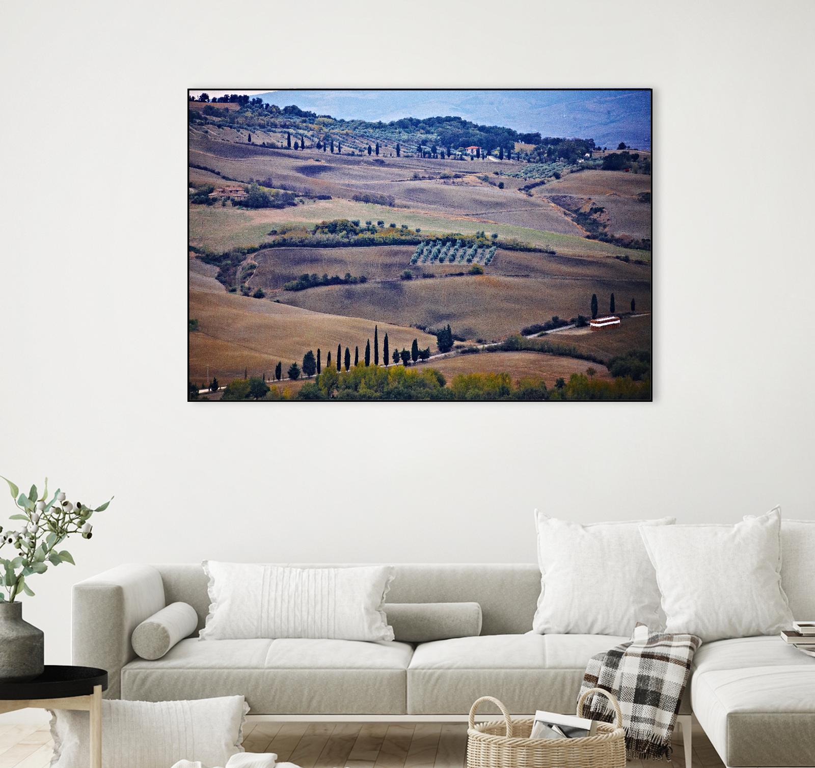 Landscape XIX by Peter Morneau on GIANT ART - blue photo art