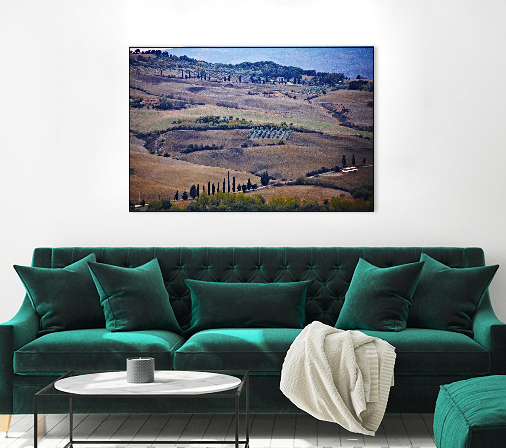 Landscape XIX by Peter Morneau on GIANT ART - blue photo art