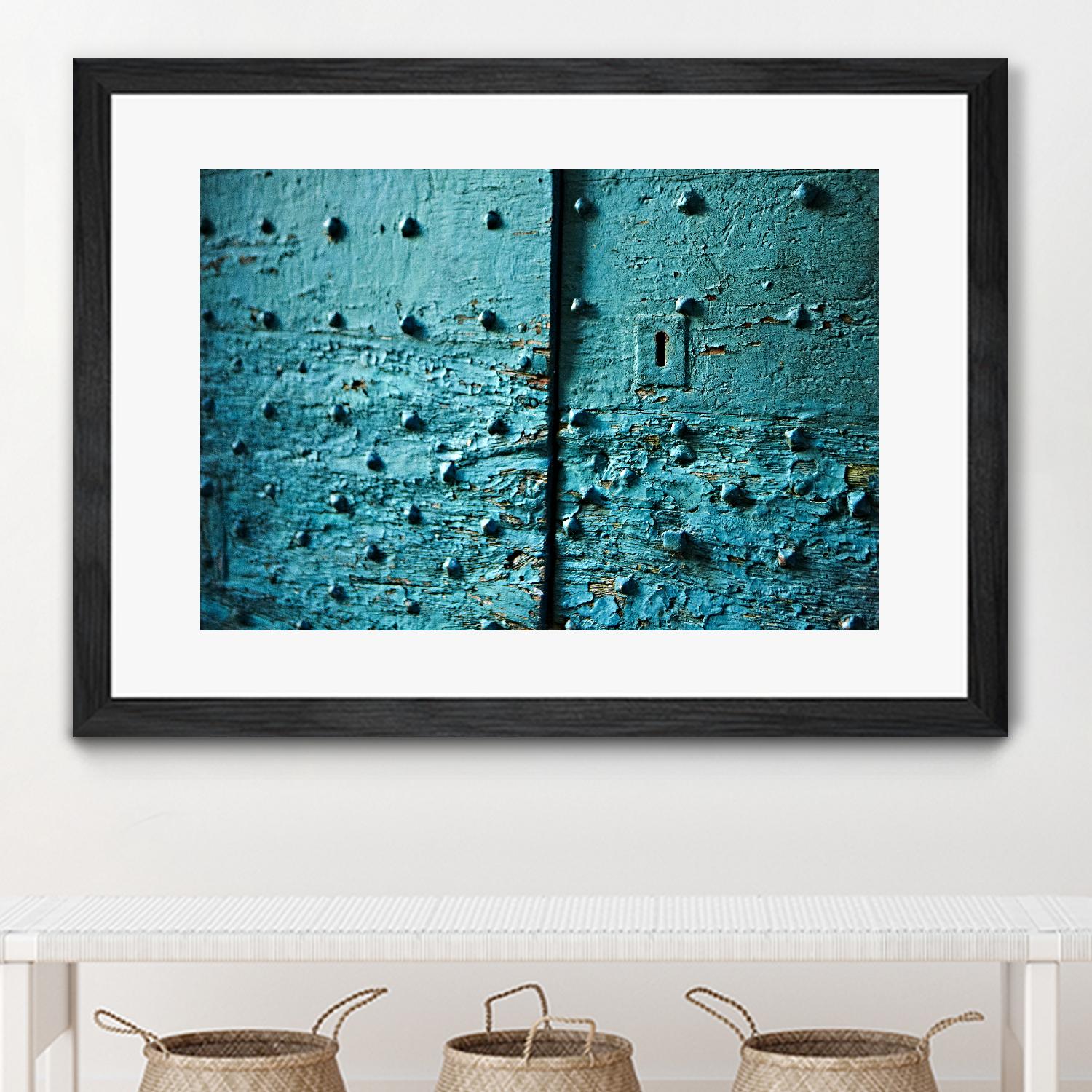 Turquoise rust by Peter Morneau on GIANT ART - black photo art