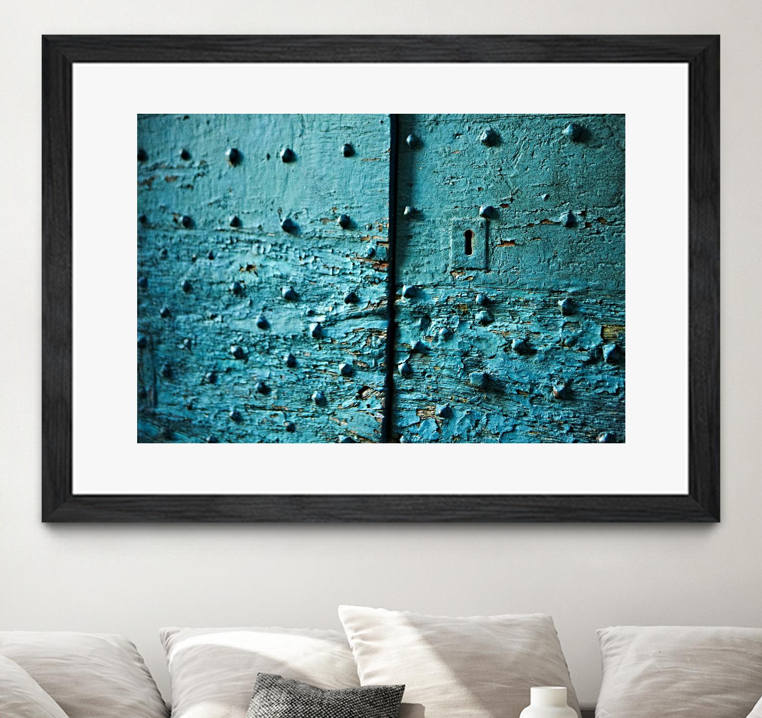 Turquoise rust by Peter Morneau on GIANT ART - black photo art