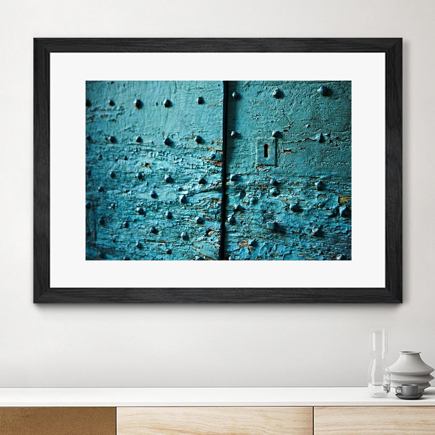 Turquoise rust by Peter Morneau on GIANT ART - black photo art