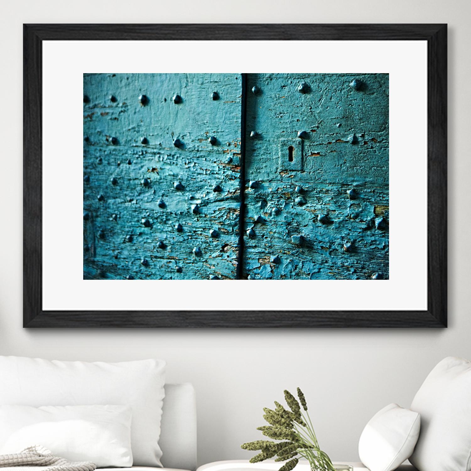 Turquoise rust by Peter Morneau on GIANT ART - black photo art