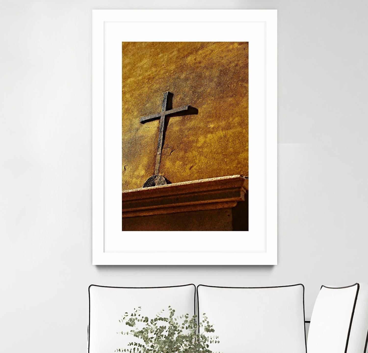 Cross by Peter Morneau on GIANT ART - yellow photo art