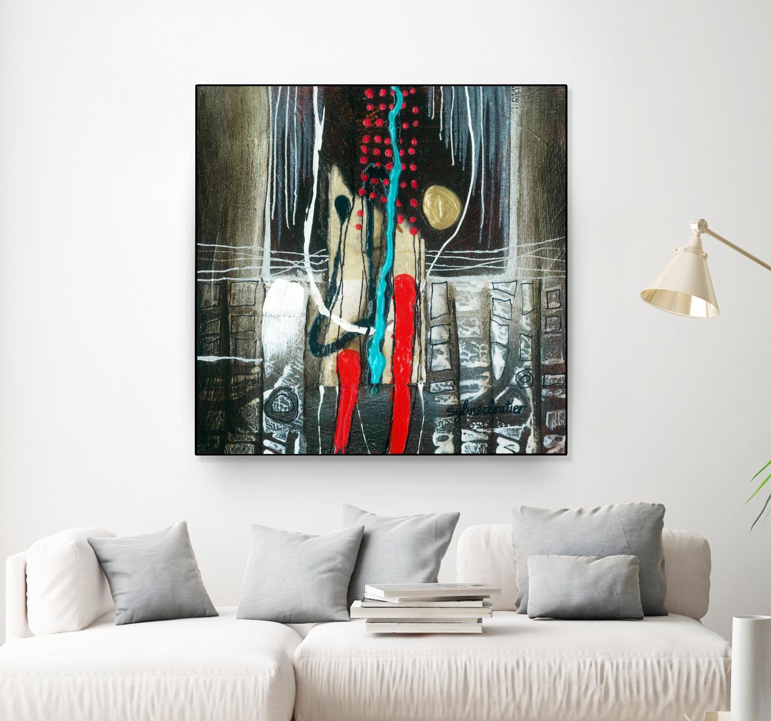 La broue dans l'toupet by Sylvie Cloutier on GIANT ART - brown abstract