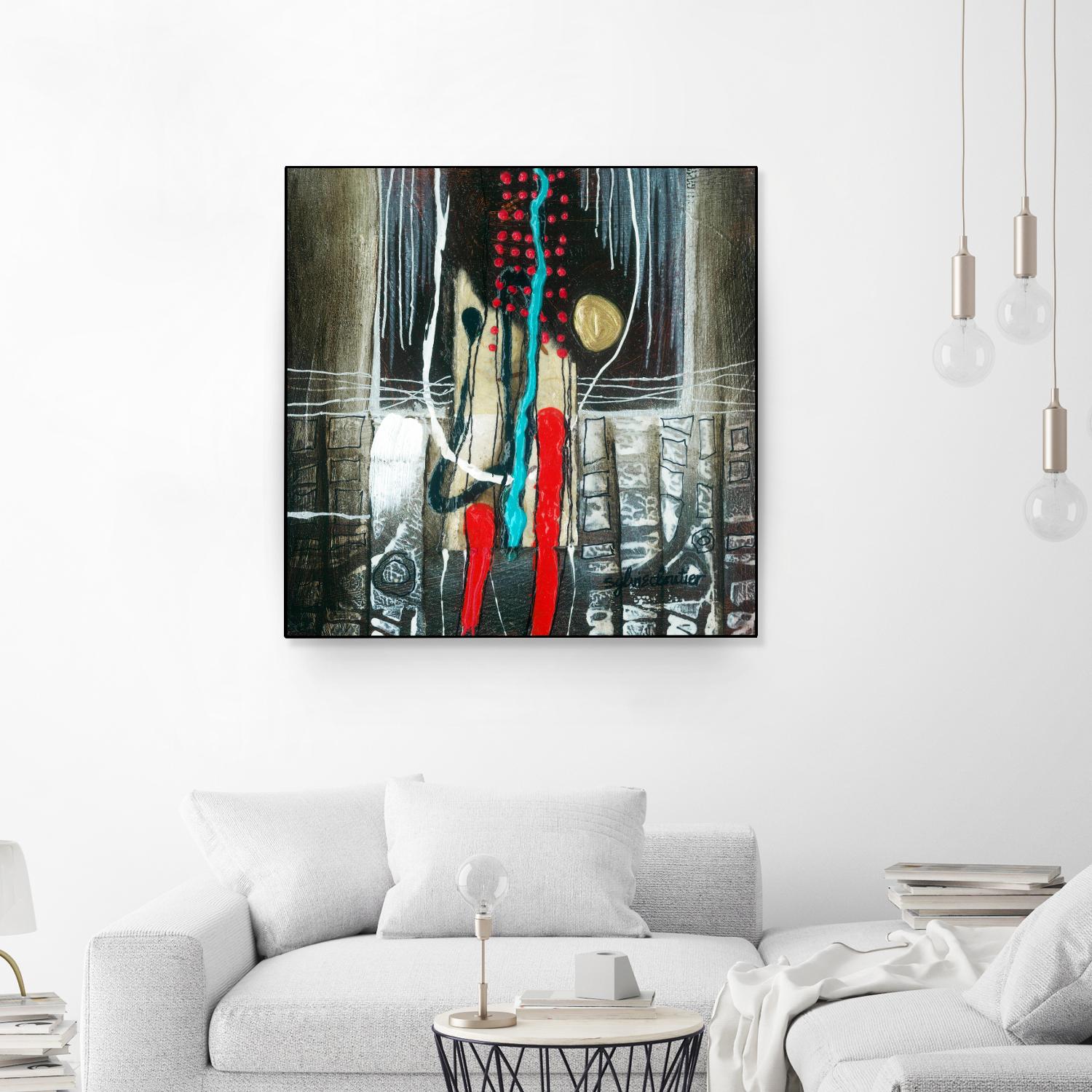 La broue dans l'toupet by Sylvie Cloutier on GIANT ART - brown abstract