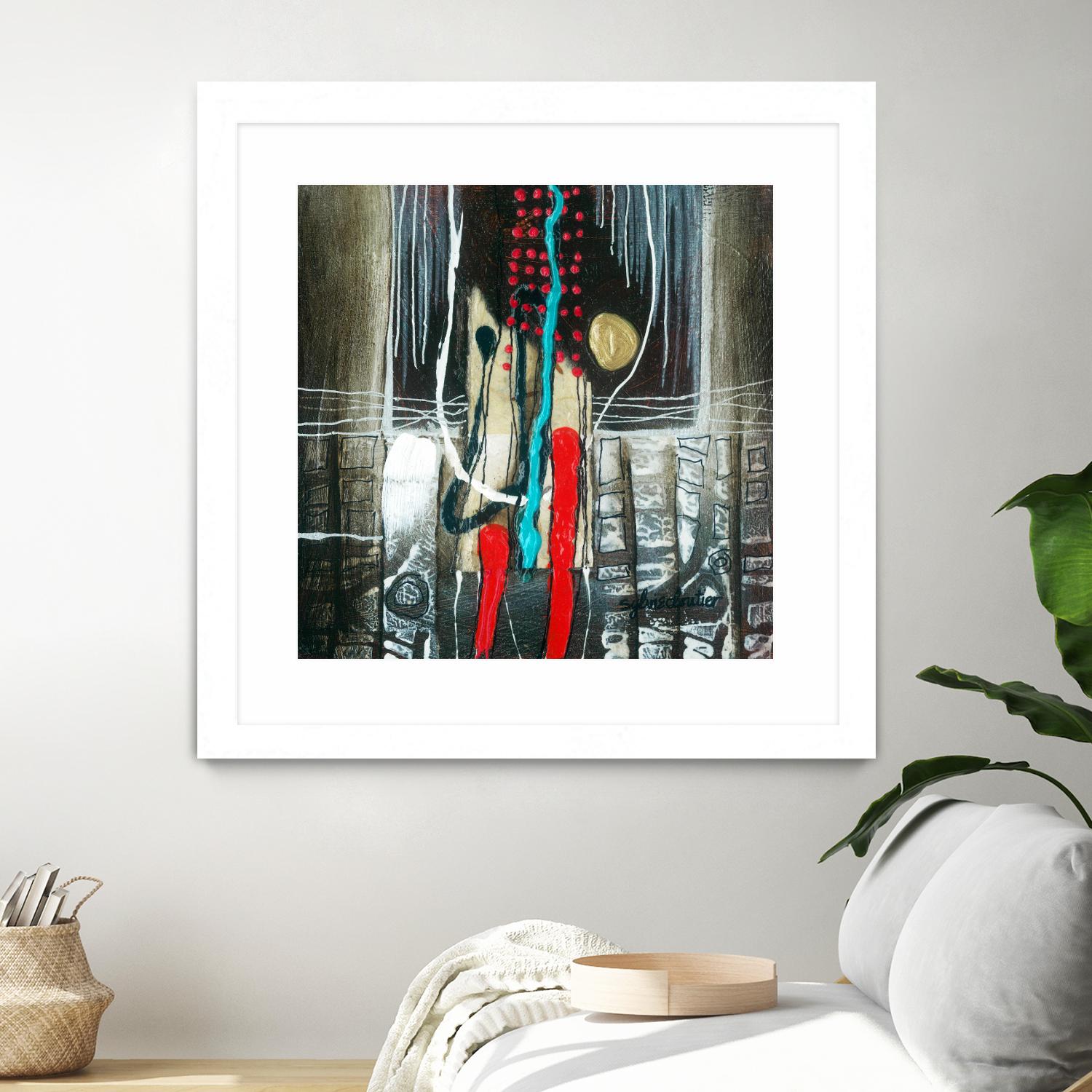 La broue dans l'toupet by Sylvie Cloutier on GIANT ART - brown abstract