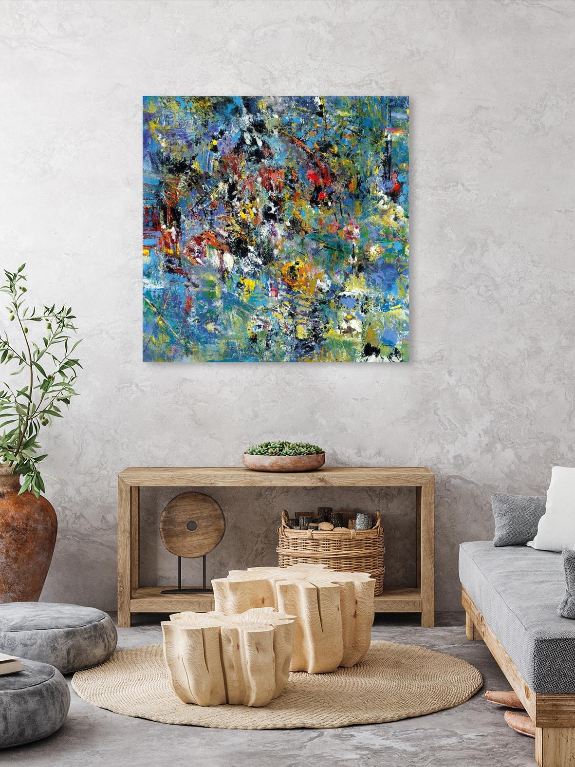 Carpe Diem 2 by Diane Lambin on GIANT ART - green abstract artistes du québec