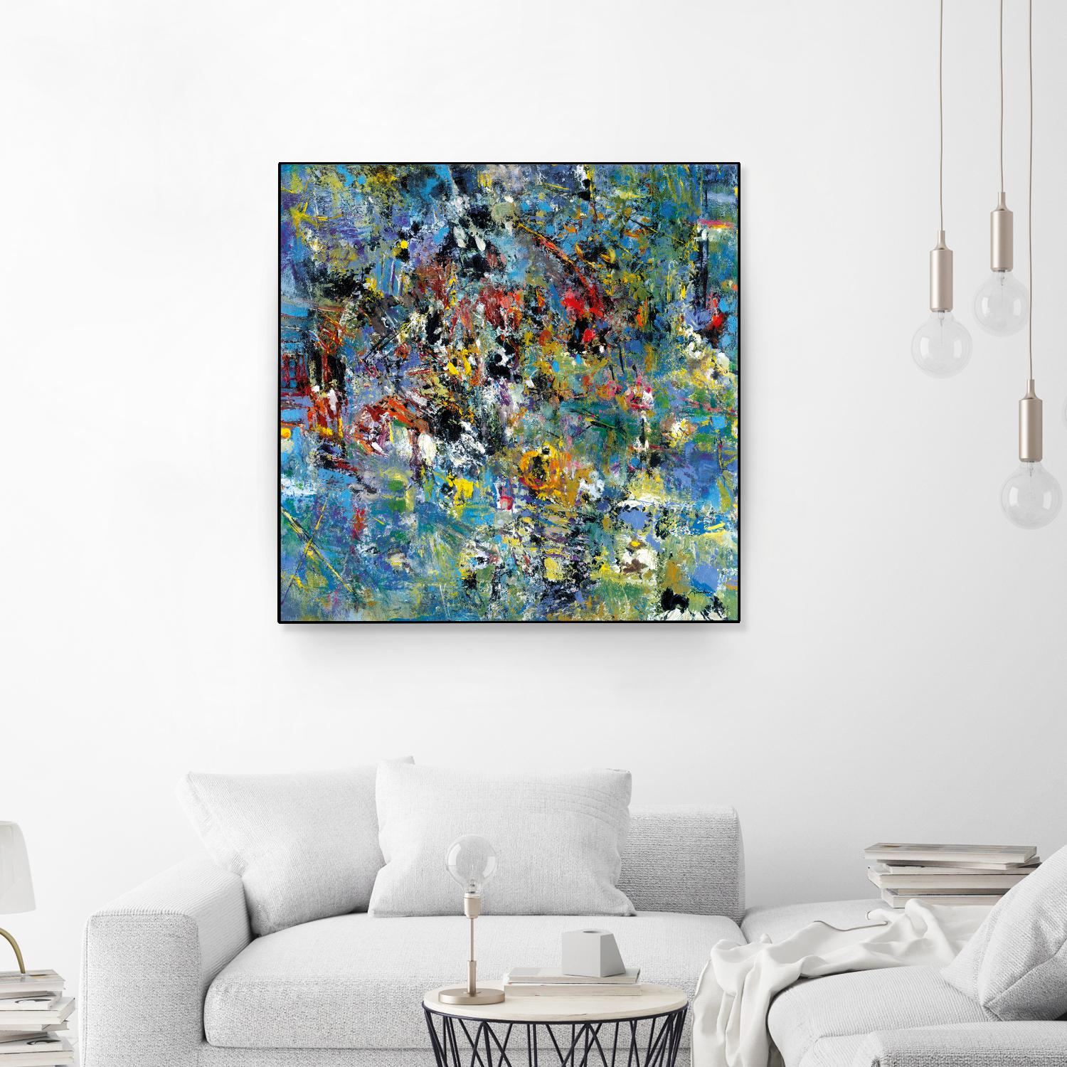 Carpe Diem 2 by Diane Lambin on GIANT ART - yellow abstract
