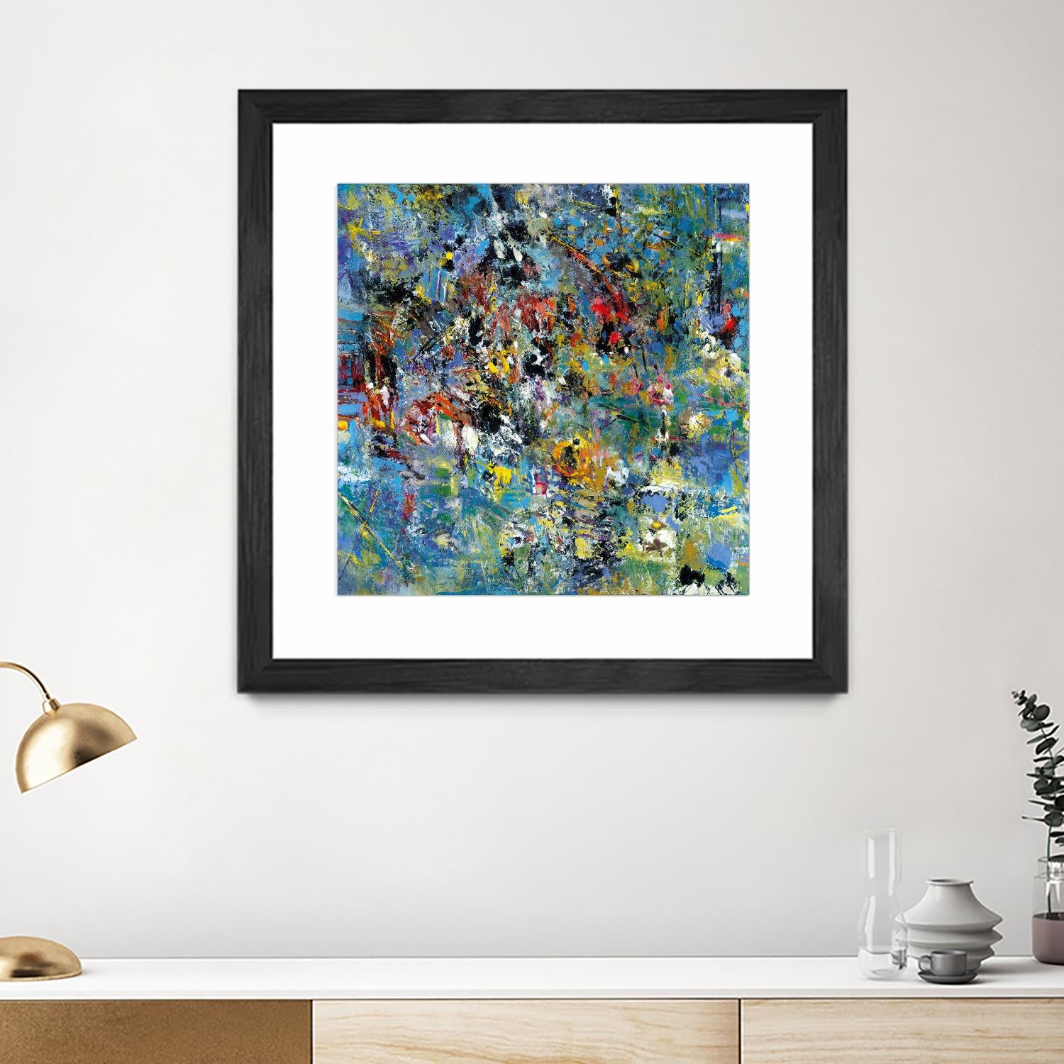 Carpe Diem 2 by Diane Lambin on GIANT ART - yellow abstract