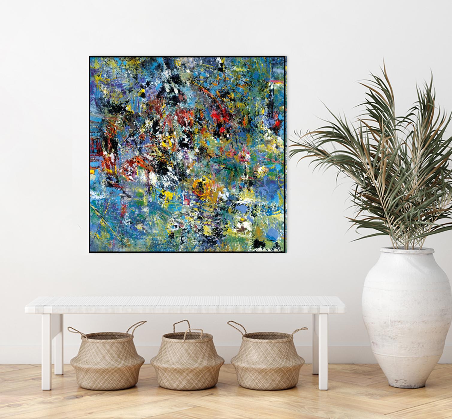 Carpe Diem 2 by Diane Lambin on GIANT ART - yellow abstract