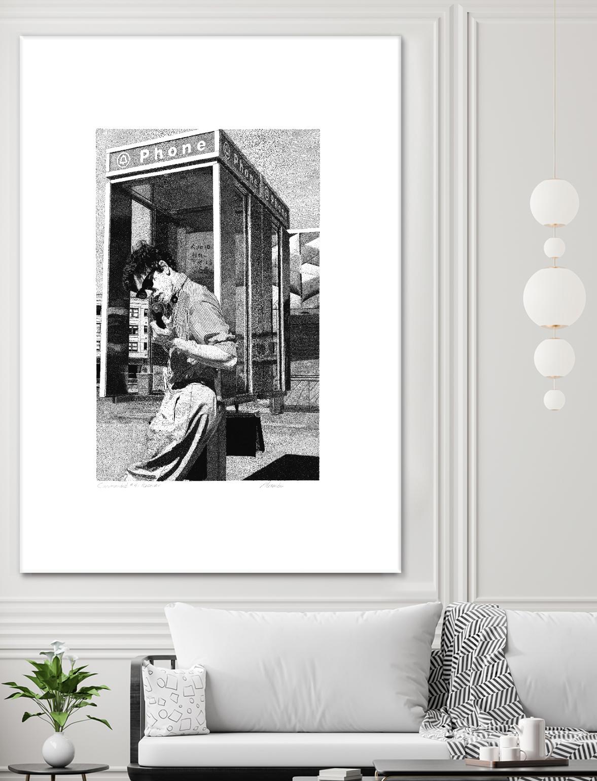 Receiver by Gill Alexander on GIANT ART - white men and women