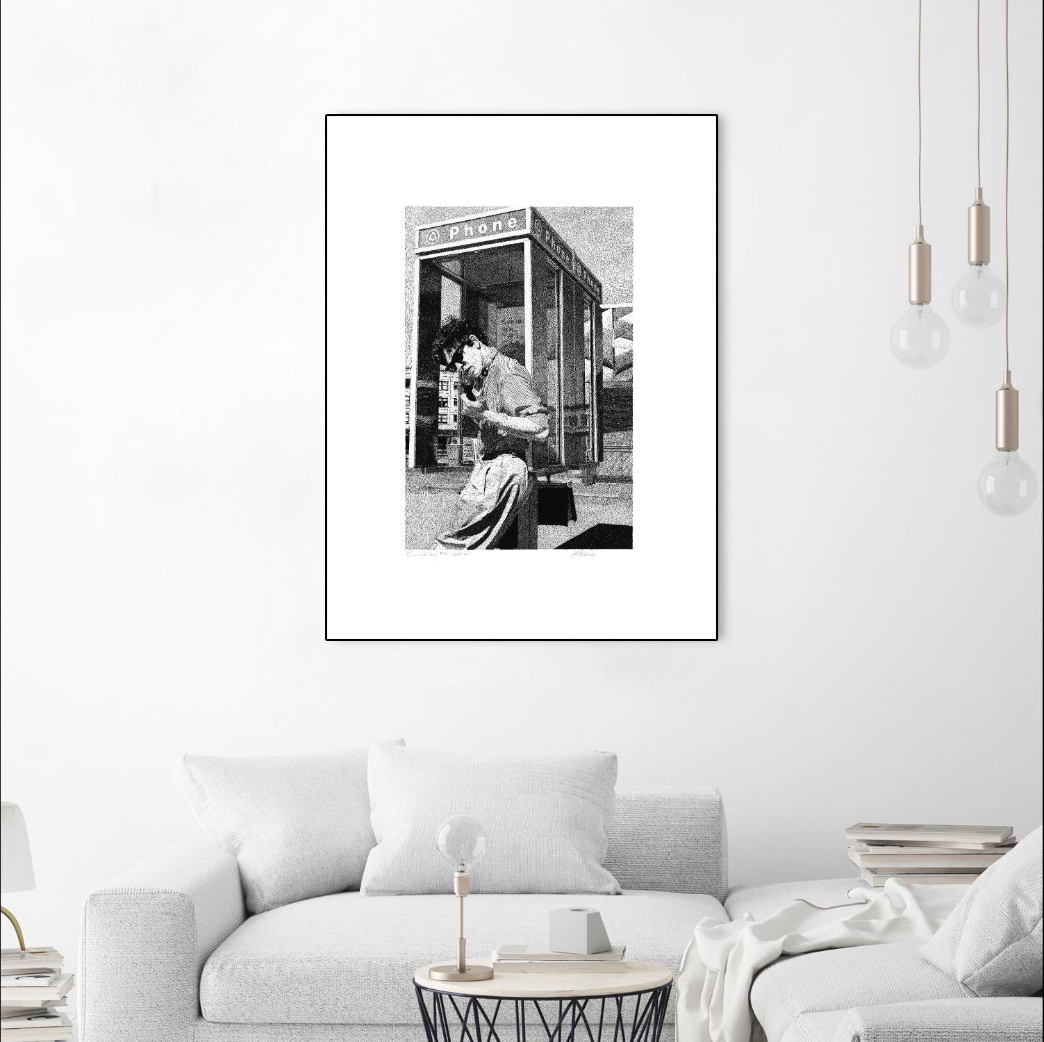 Receiver by Gill Alexander on GIANT ART - white men and women