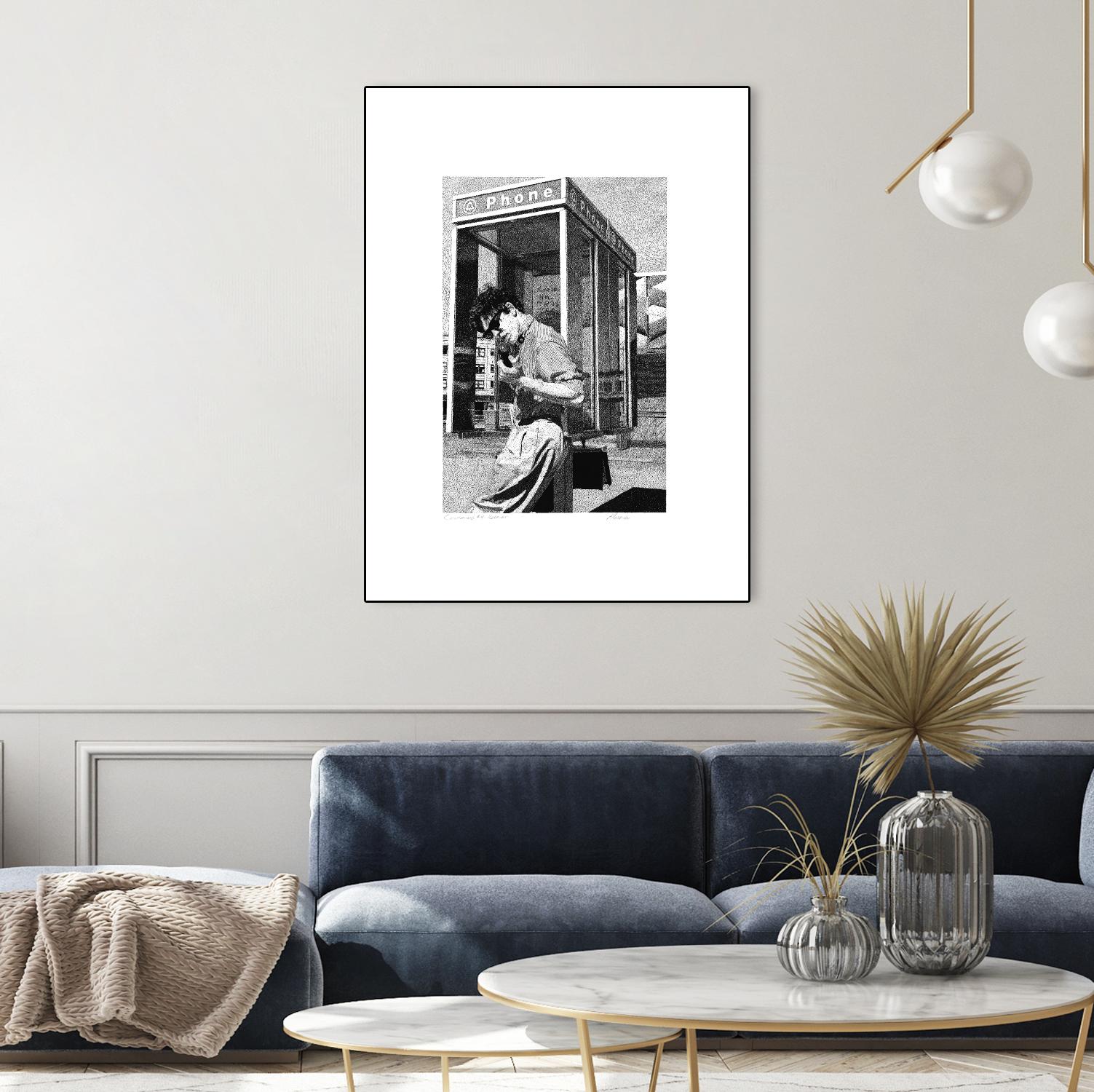 Receiver by Gill Alexander on GIANT ART - white men and women