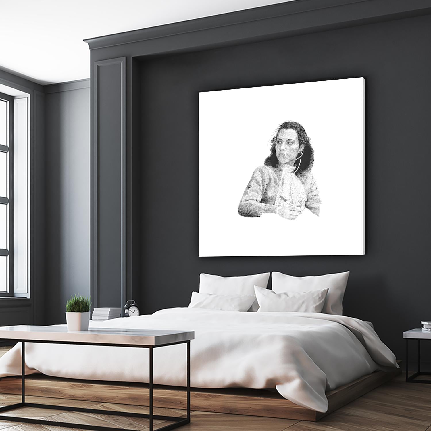 Reception by Gill Alexander on GIANT ART - white men and women