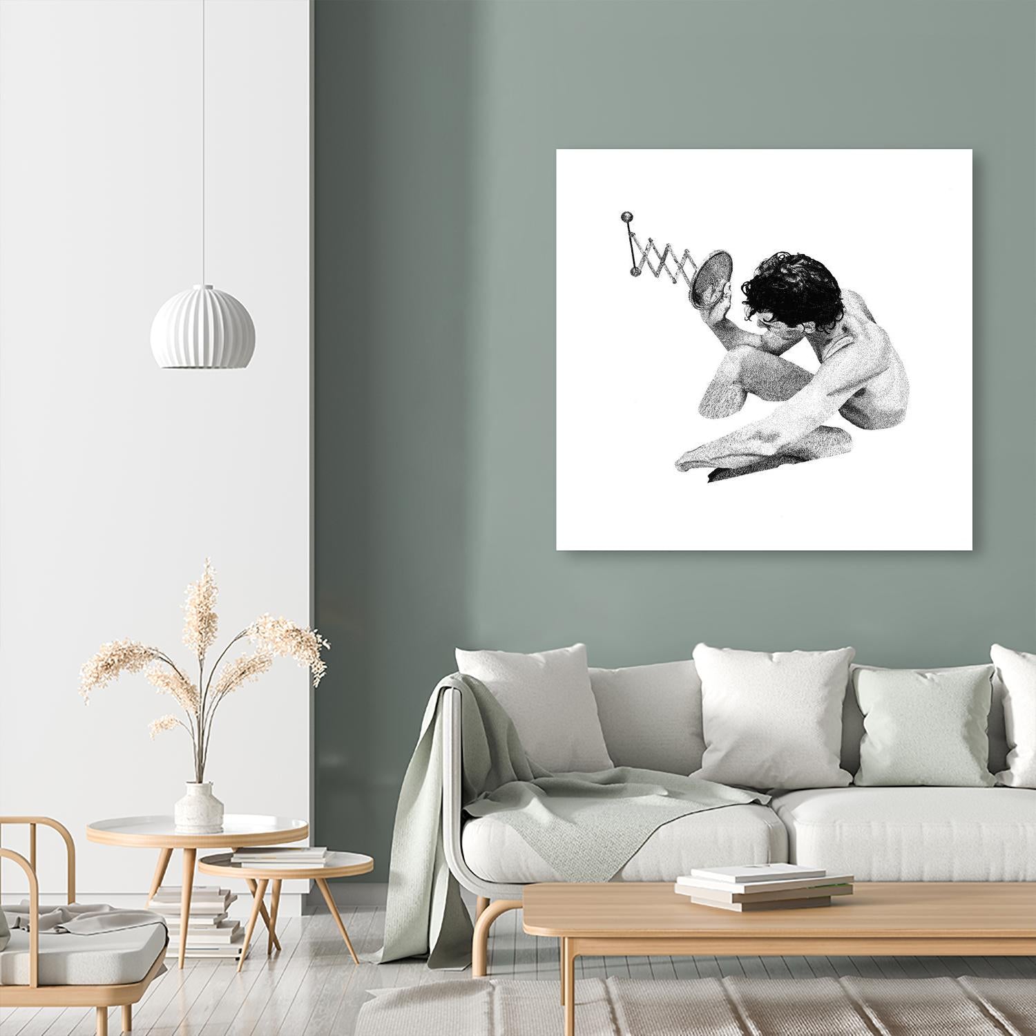 Rejection by Gill Alexander on GIANT ART - white black & white