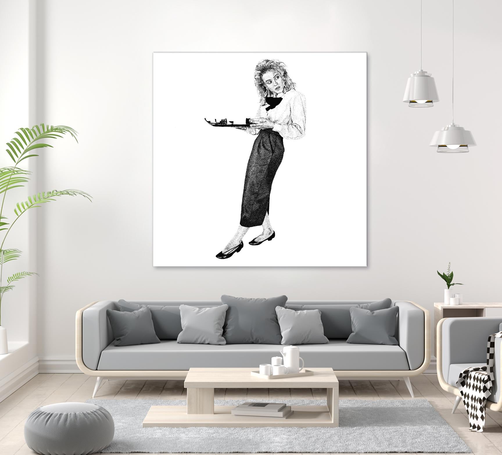 Burdens by Gill Alexander on GIANT ART - white men and women