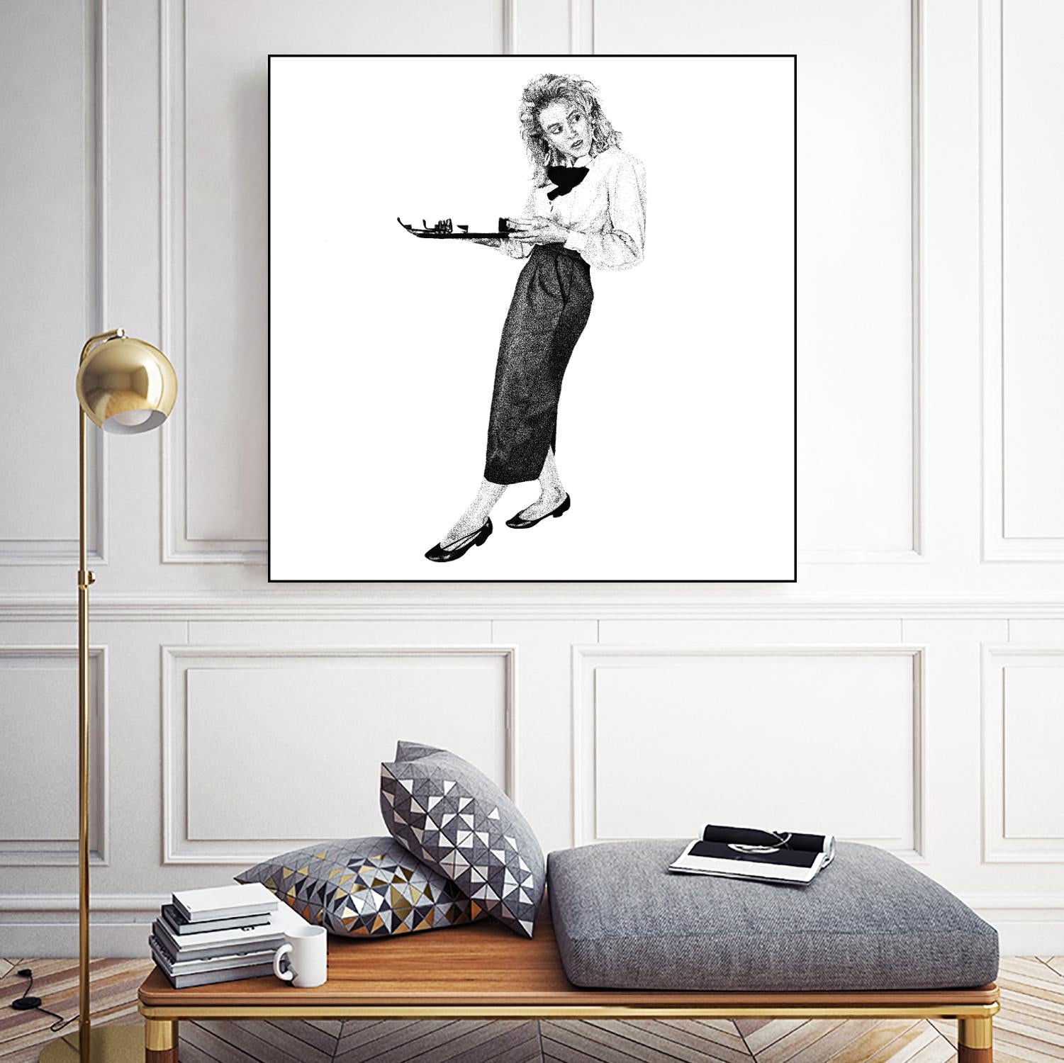 Burdens by Gill Alexander on GIANT ART - white men and women