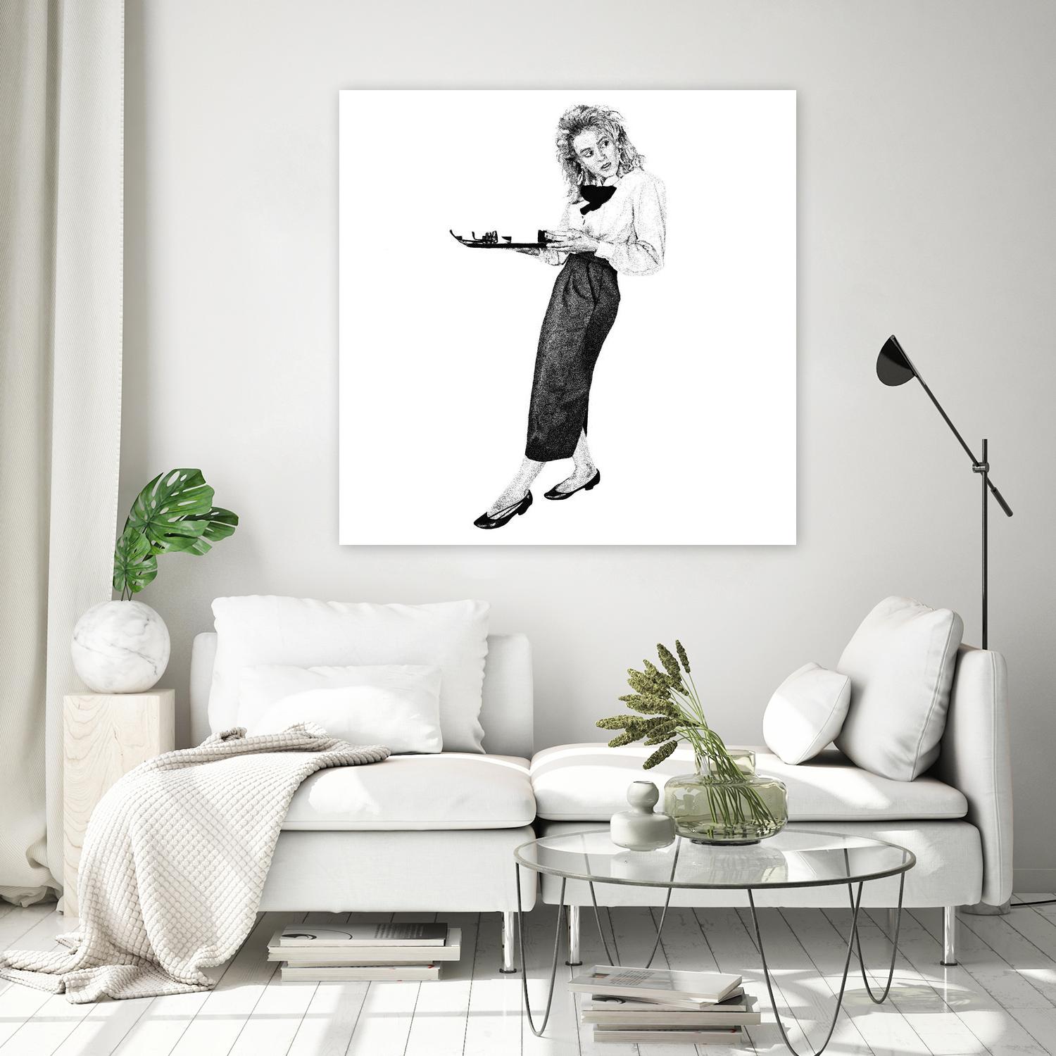 Burdens by Gill Alexander on GIANT ART - white black & white woman