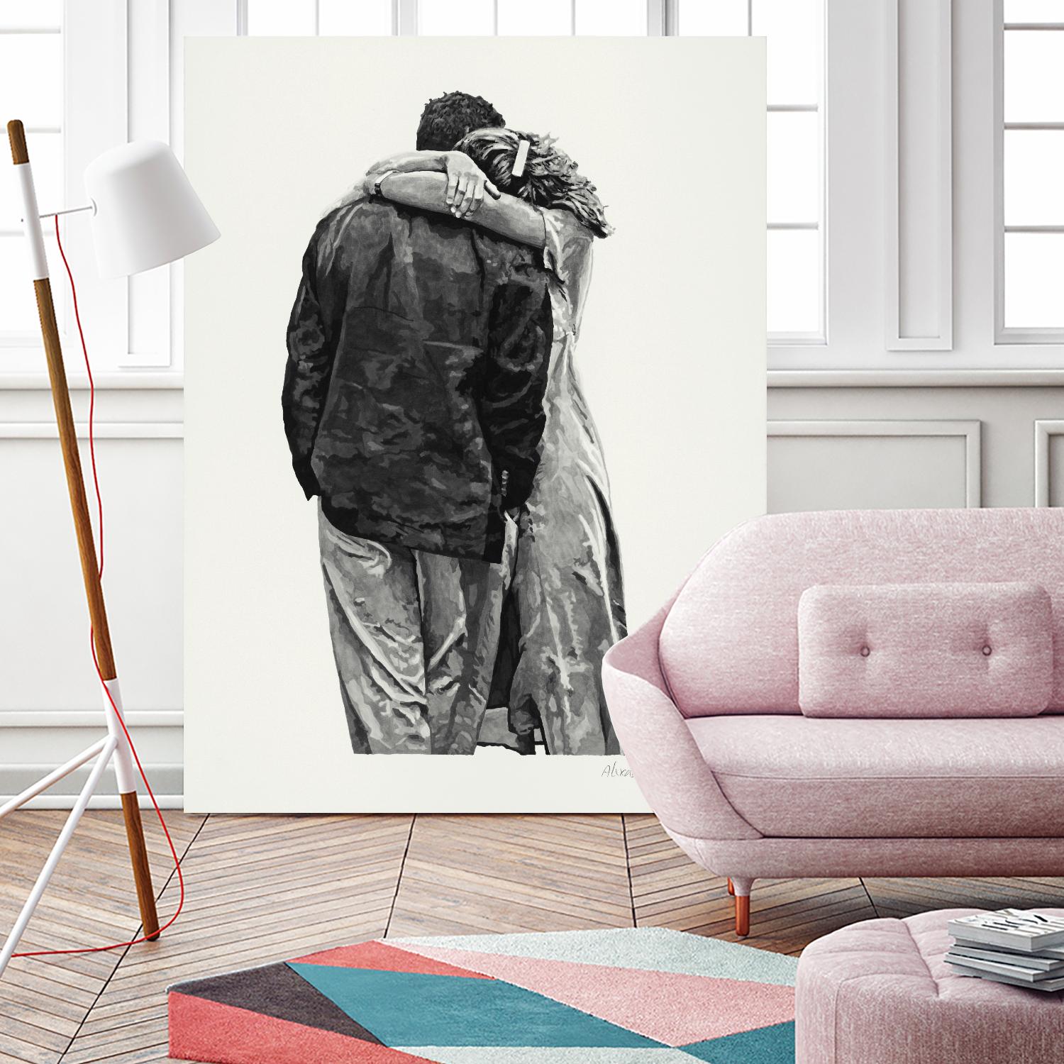 Peter & Rebecca by Gill Alexander on GIANT ART - white men and women