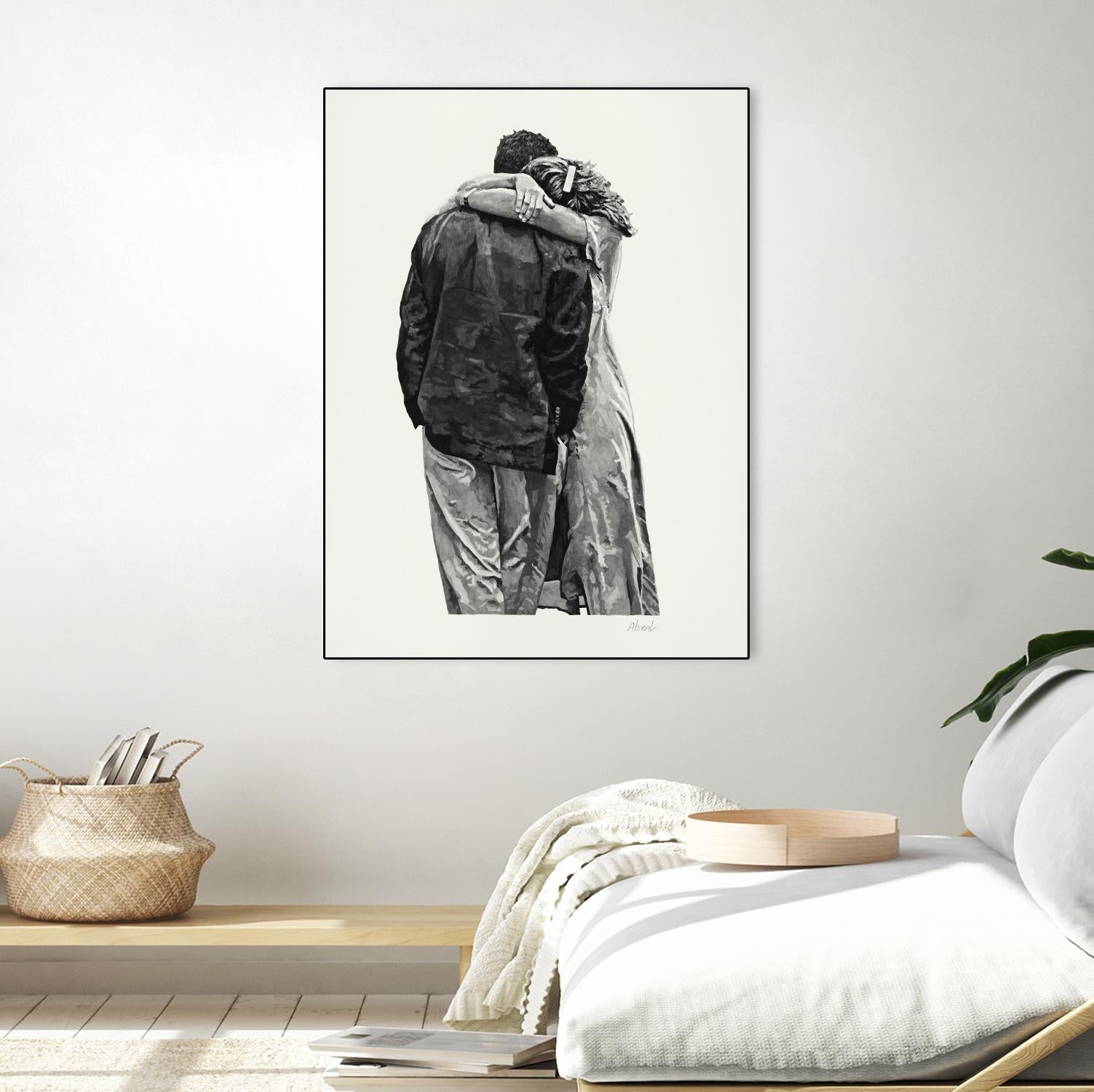 Peter & Rebecca by Gill Alexander on GIANT ART - white men and women