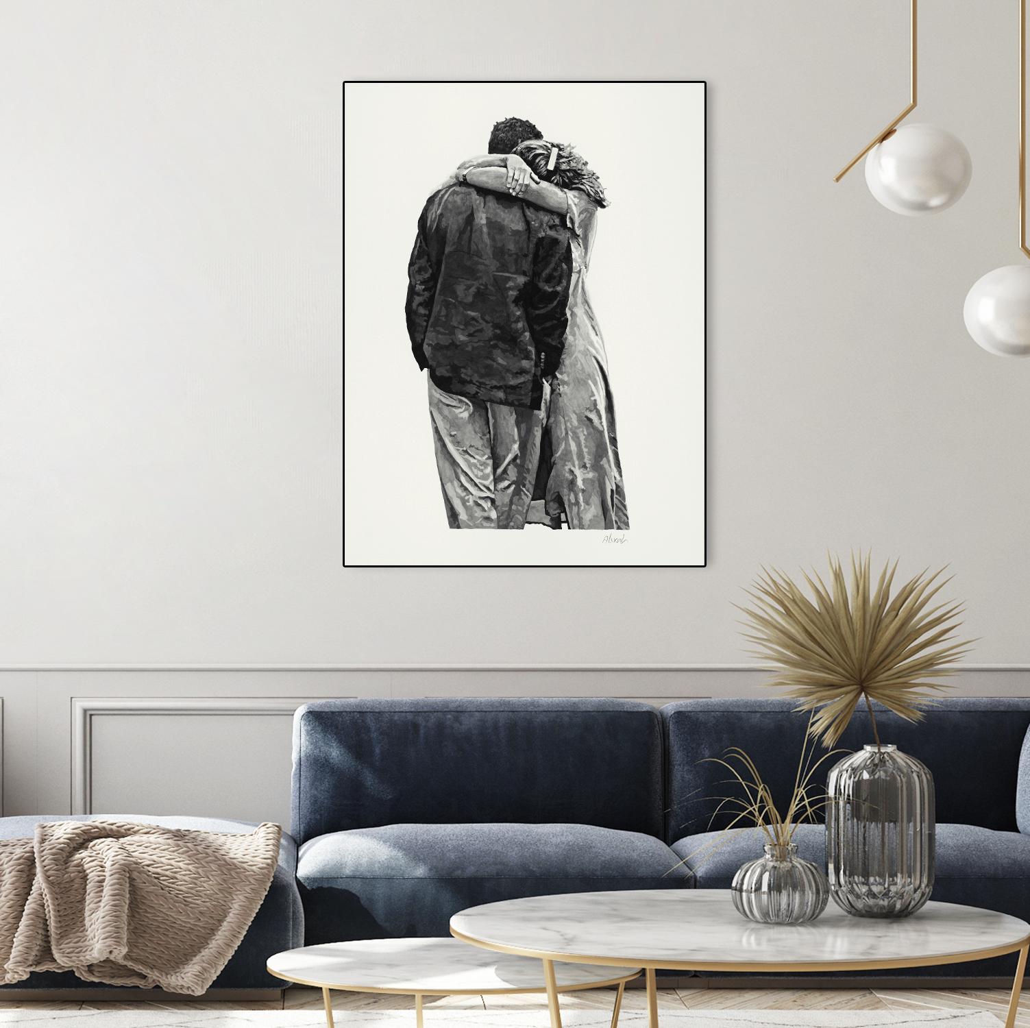 Peter & Rebecca by Gill Alexander on GIANT ART - white men and women