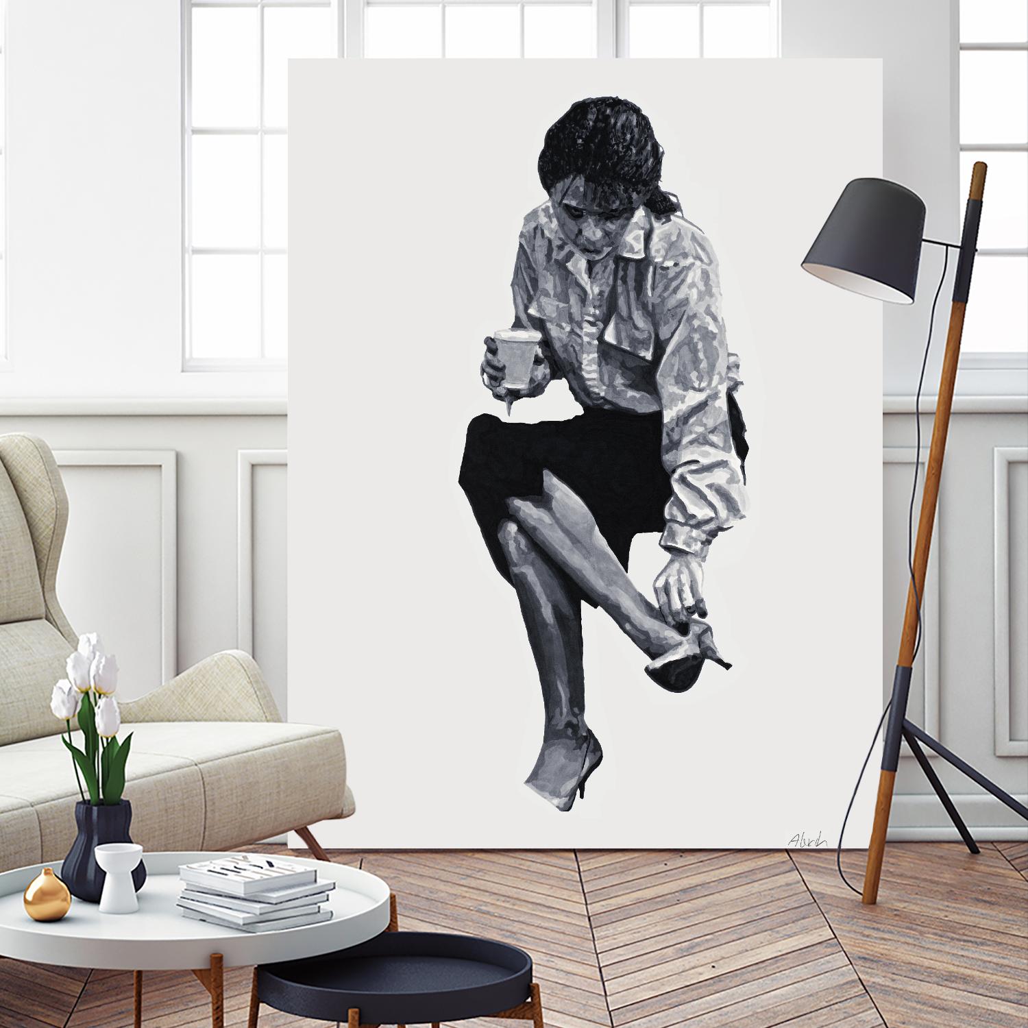 Annie by Gill Alexander on GIANT ART - white men and women