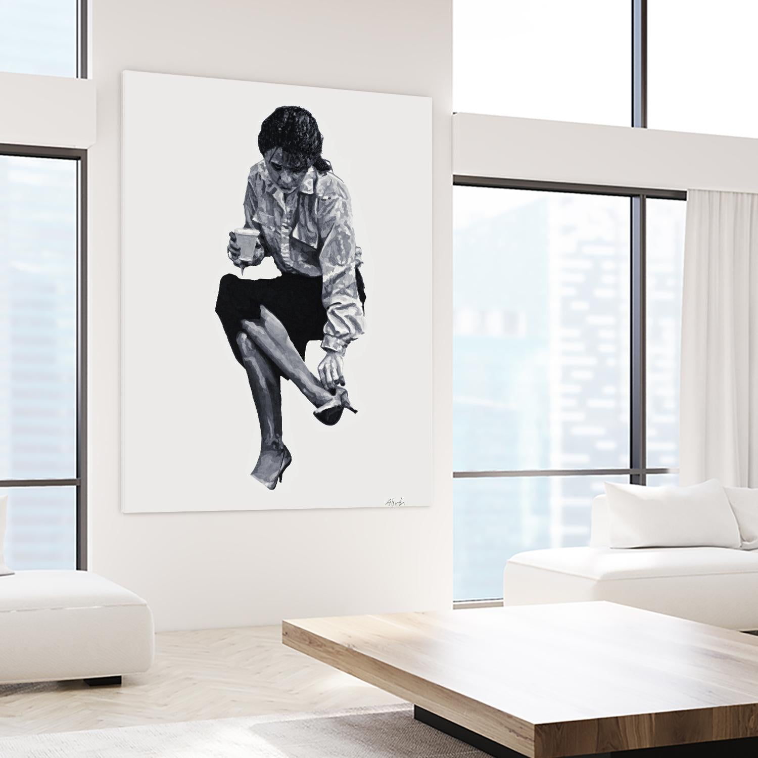 Annie by Gill Alexander on GIANT ART - white men and women