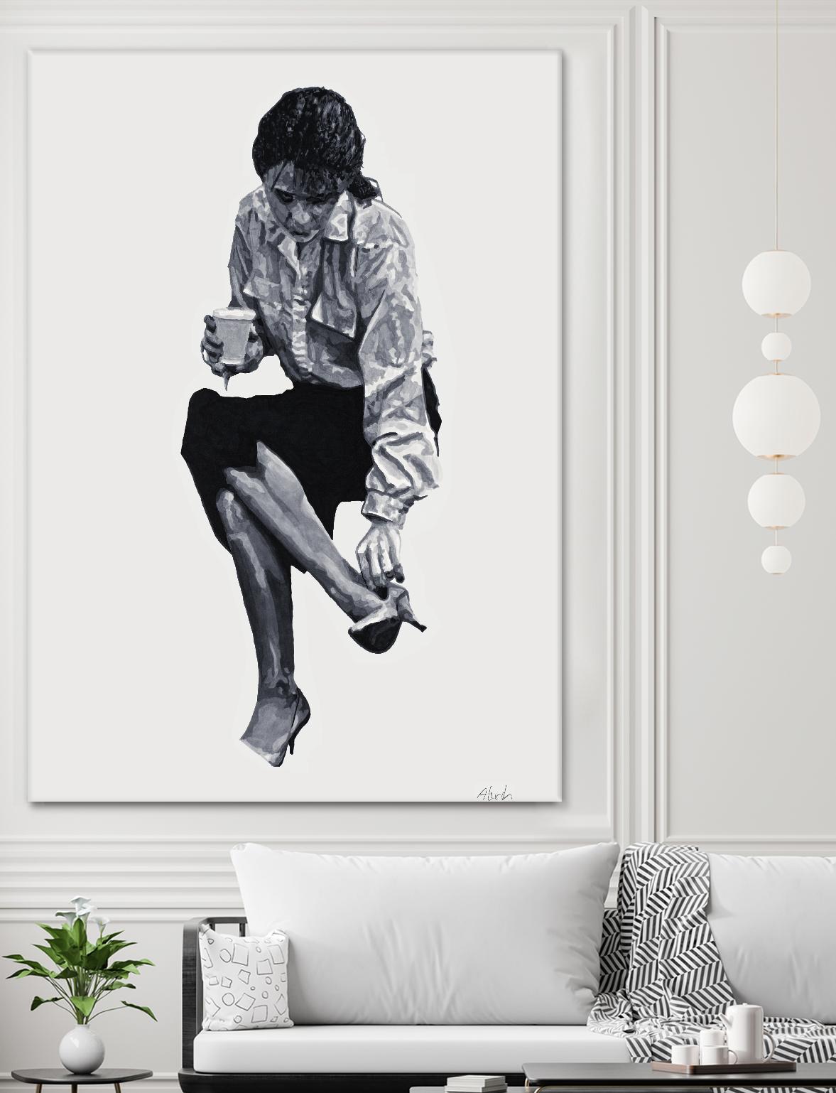 Annie by Gill Alexander on GIANT ART - white men and women