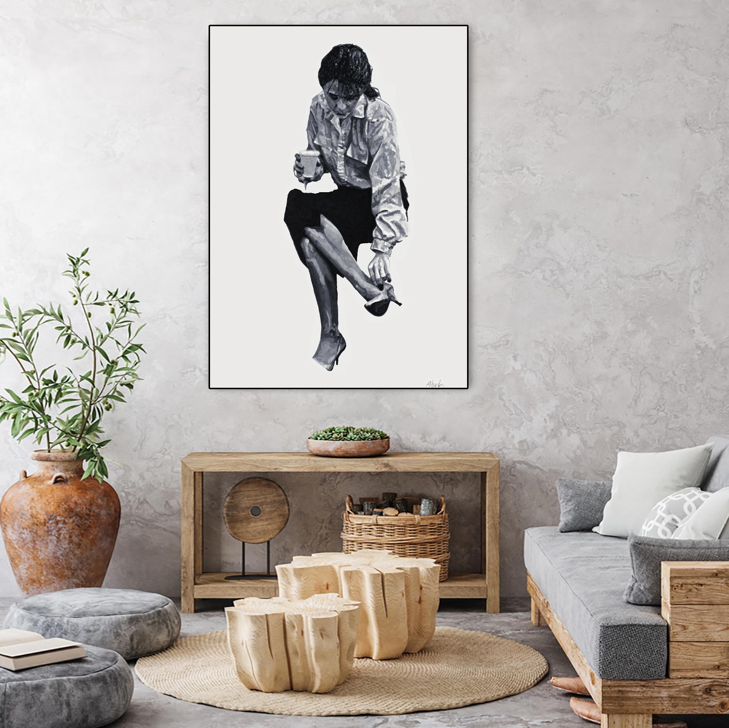 Annie by Gill Alexander on GIANT ART - white men and women