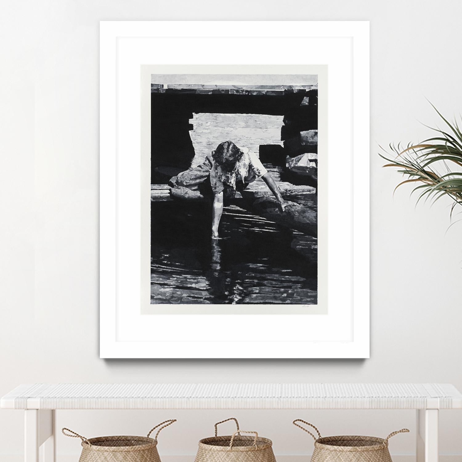 Helen 1914 Pastiche by Gill Alexander on GIANT ART - white black & white eau