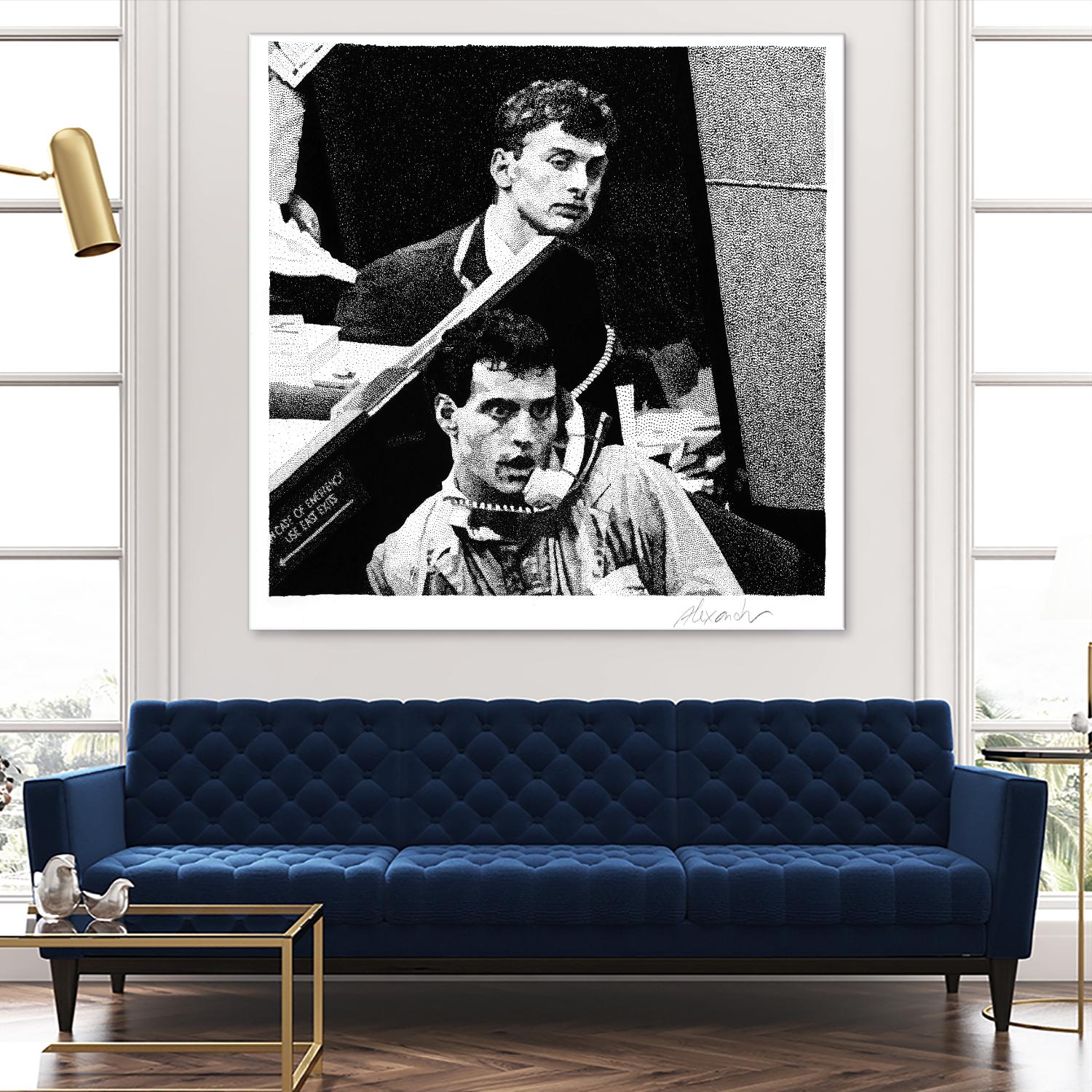 In case of emergency by Gill Alexander on GIANT ART - white men and women