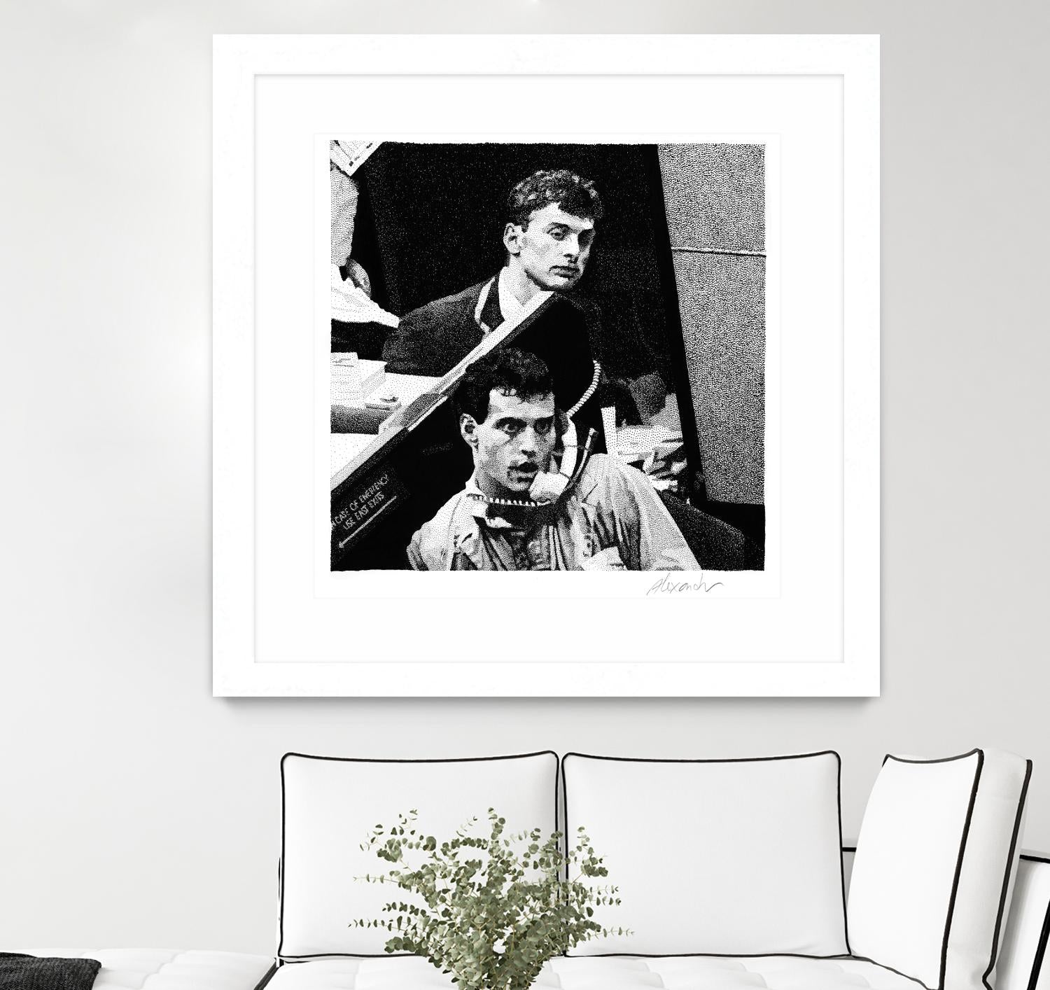 In case of emergency by Gill Alexander on GIANT ART - white men and women