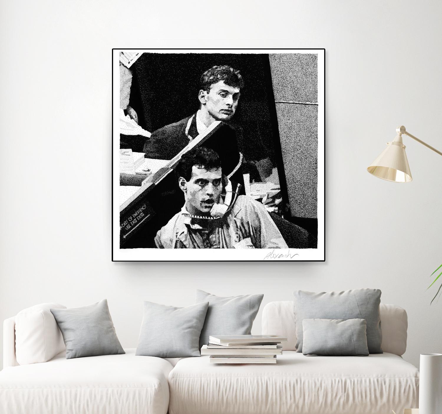 In case of emergency by Gill Alexander on GIANT ART - white men and women