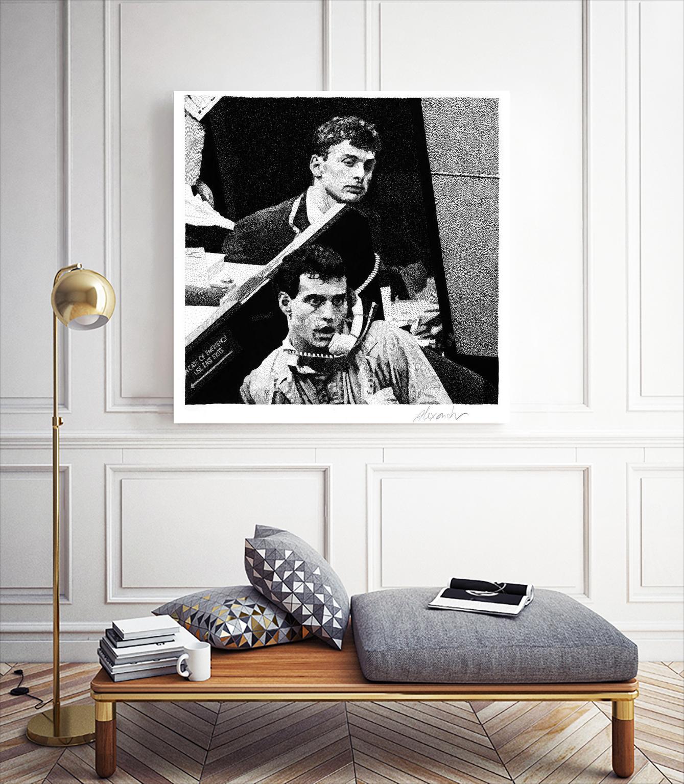 In case of emergency by Gill Alexander on GIANT ART - white black & white bourse