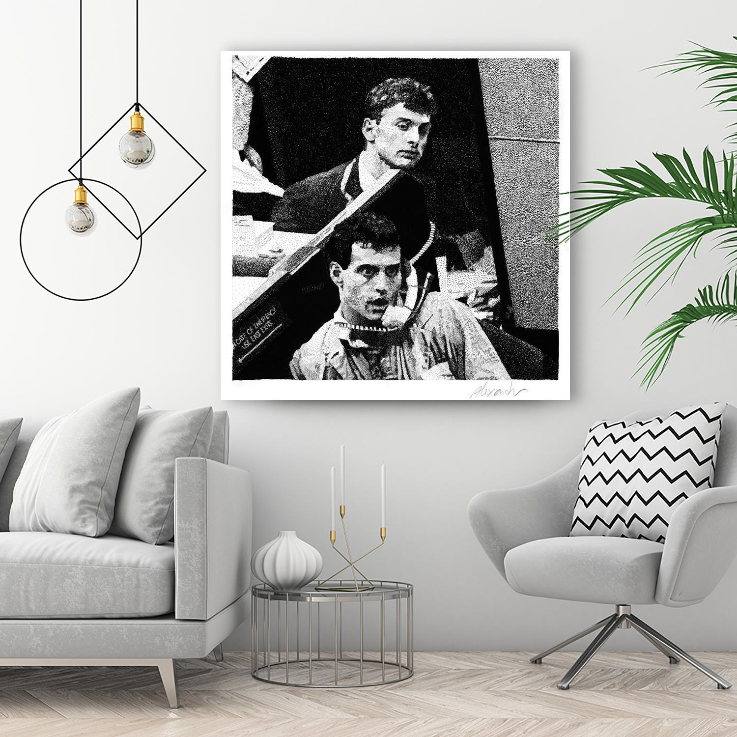 In case of emergency by Gill Alexander on GIANT ART - white black & white bourse