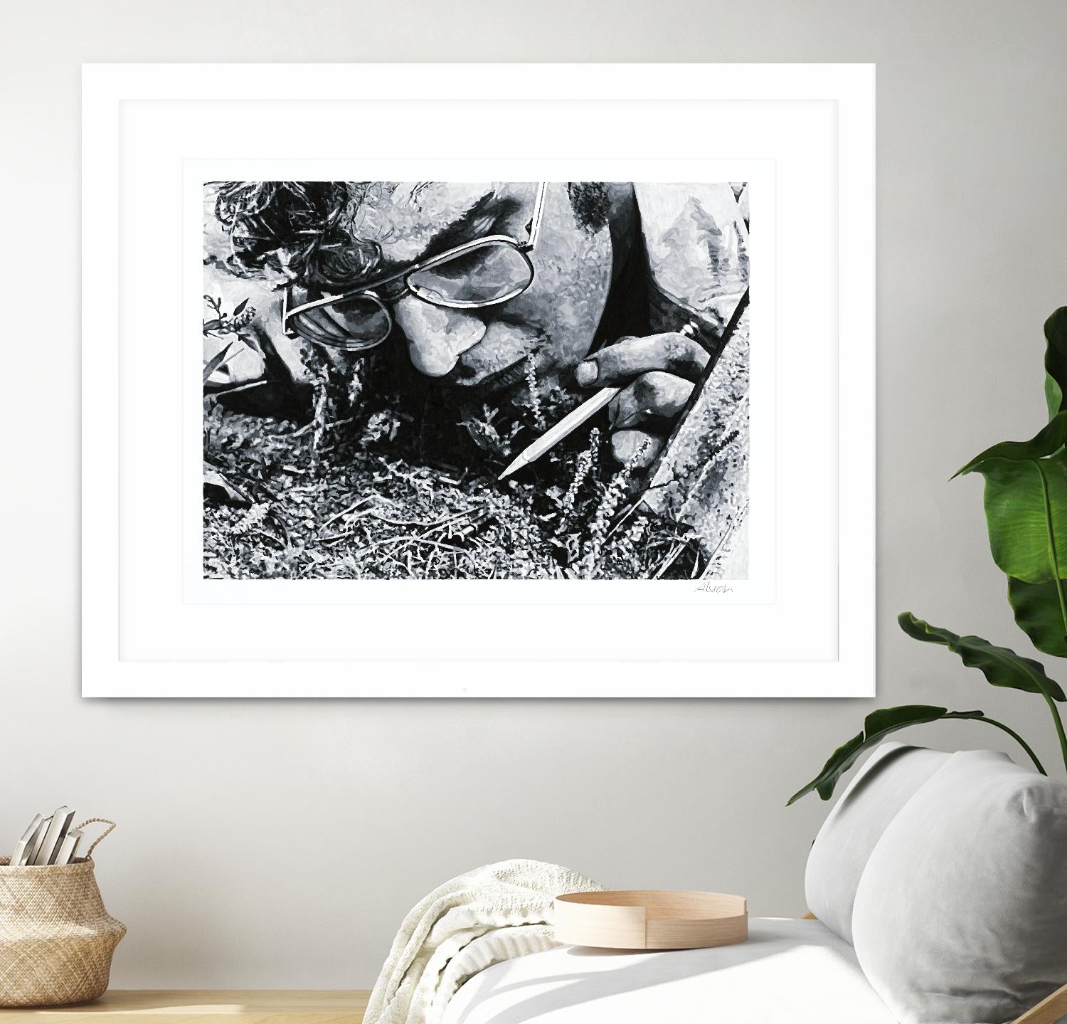 In Situ by Gill Alexander on GIANT ART - white black & white homme