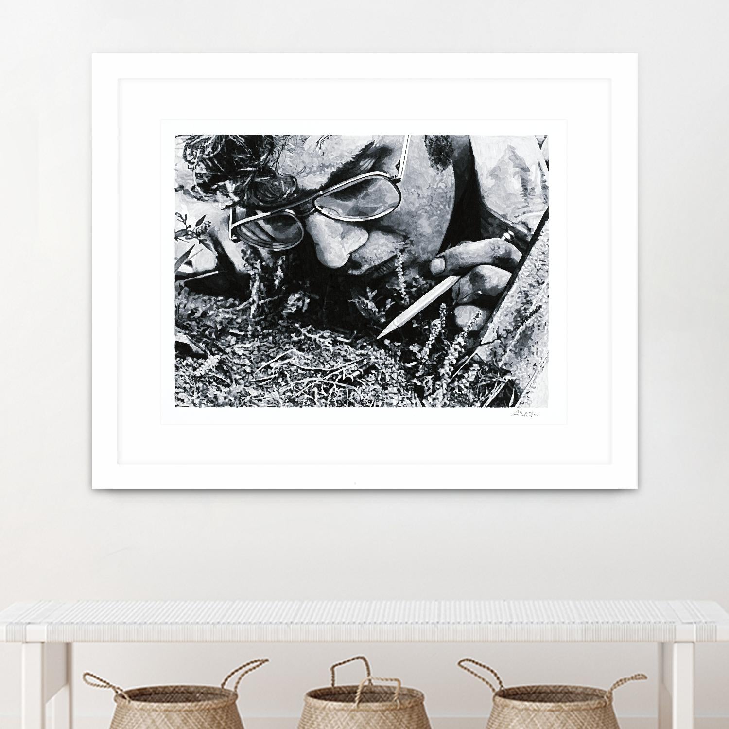 In Situ by Gill Alexander on GIANT ART - white black & white homme