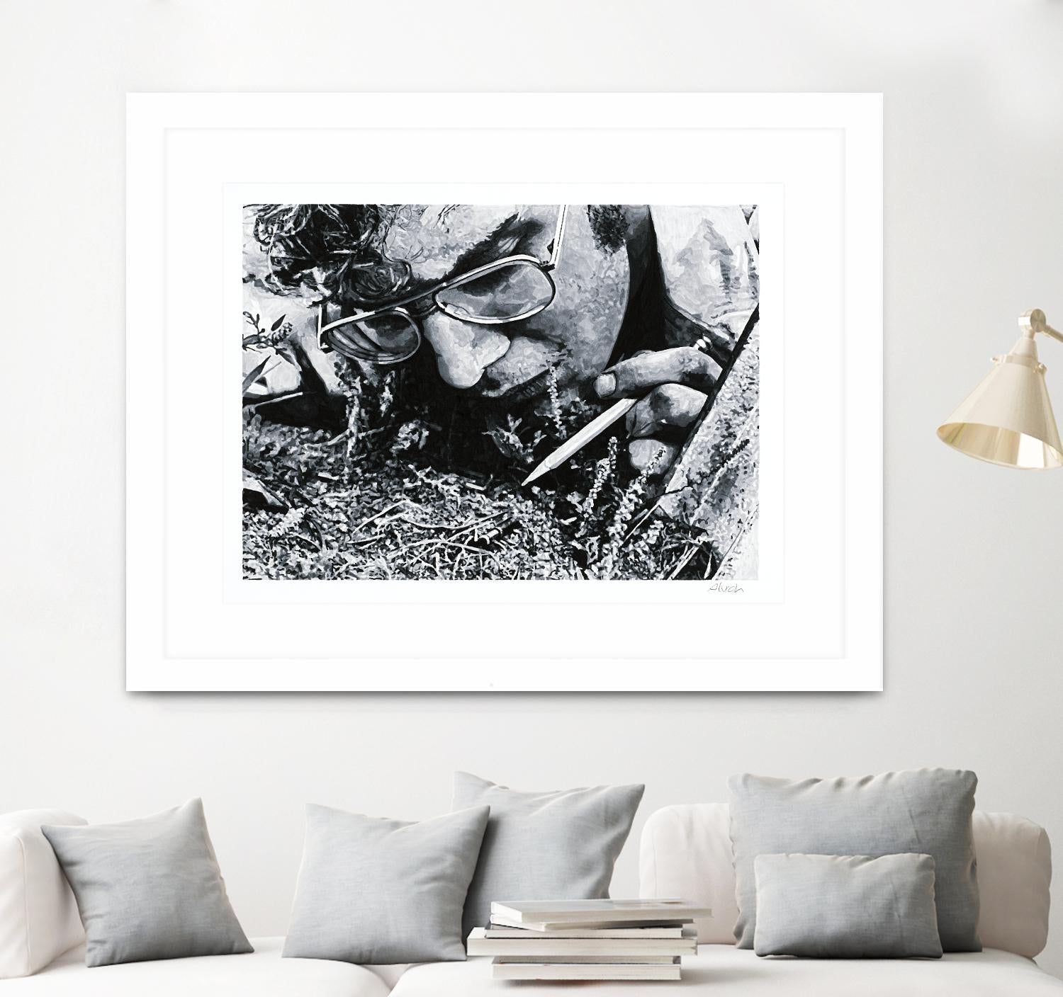 In Situ by Gill Alexander on GIANT ART - white black & white homme