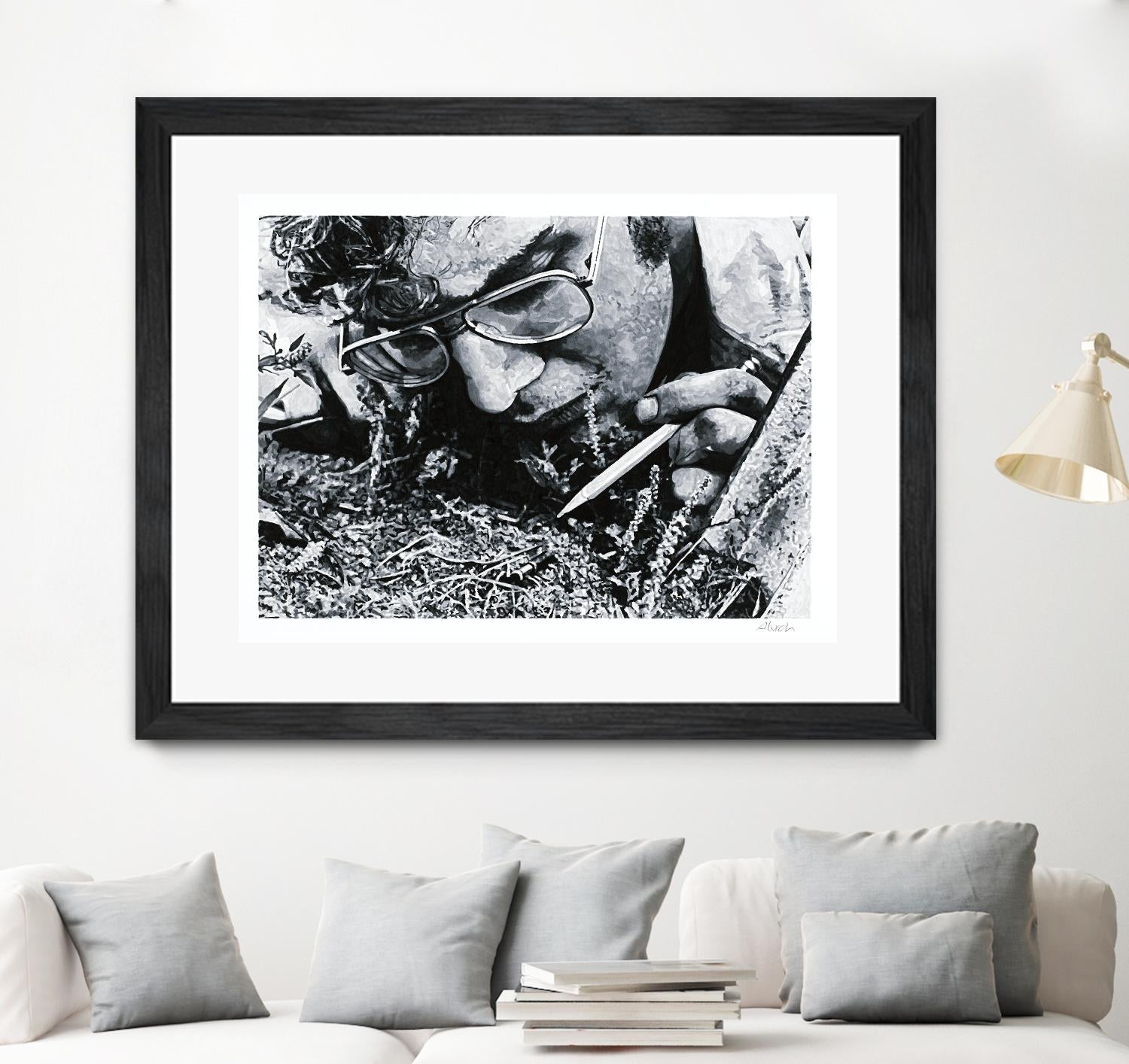 In Situ by Gill Alexander on GIANT ART - white black & white homme