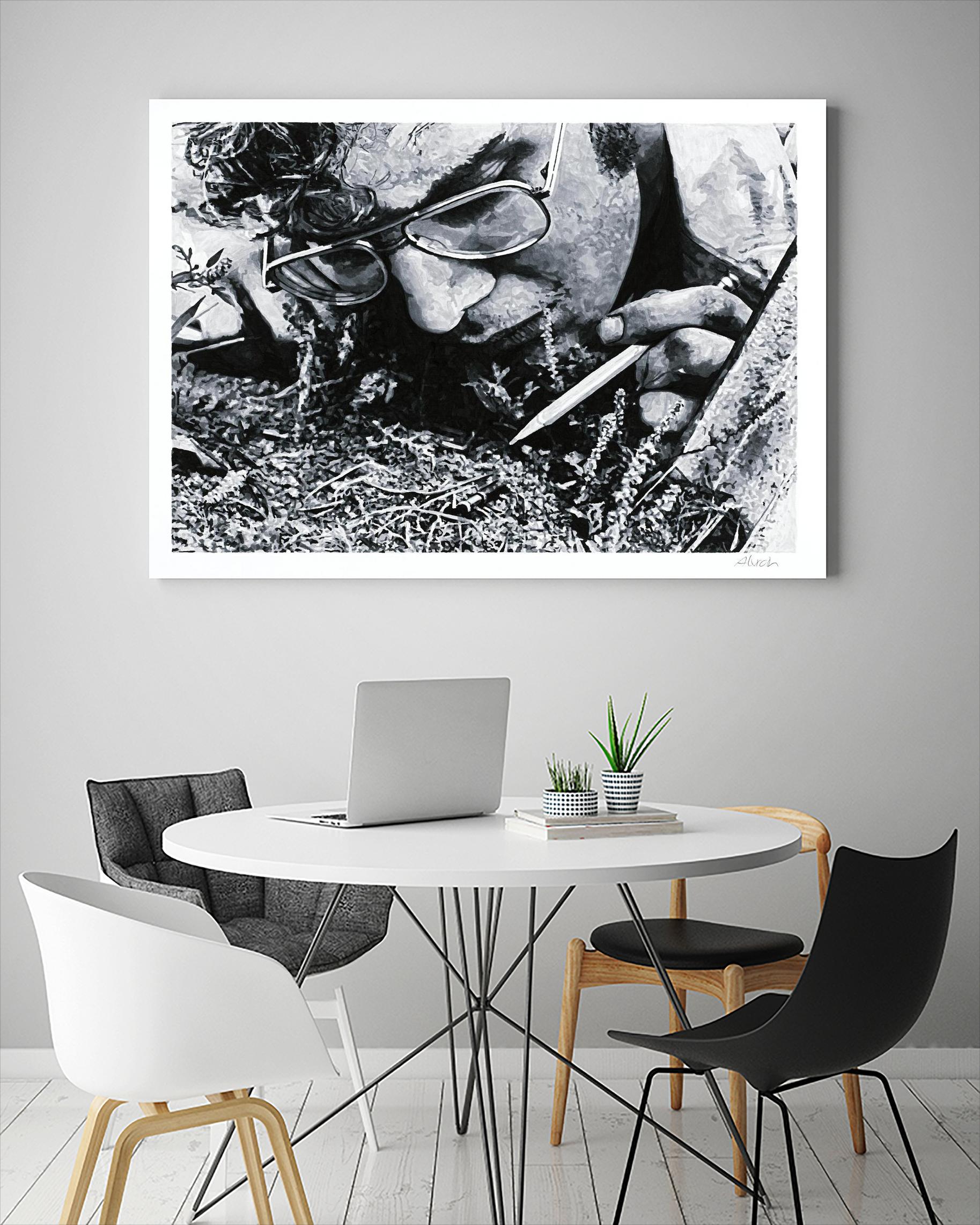 In Situ by Gill Alexander on GIANT ART - white black & white homme