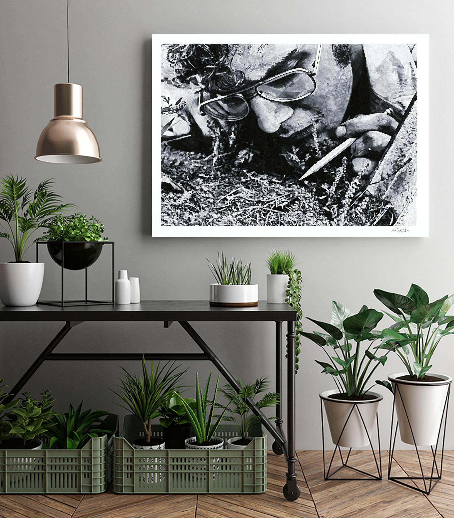 In Situ by Gill Alexander on GIANT ART - white black & white homme