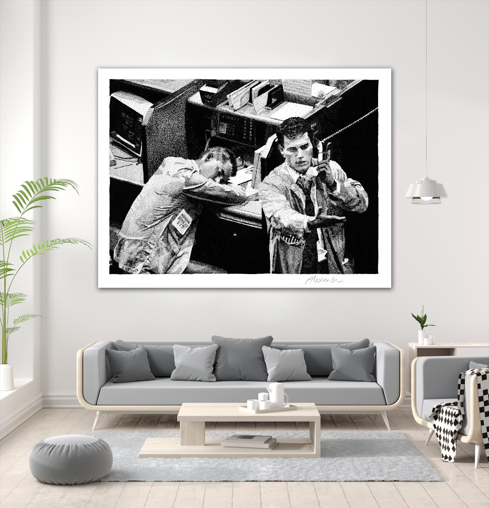 Morgan Stanley 617 by Gill Alexander on GIANT ART - white men and women