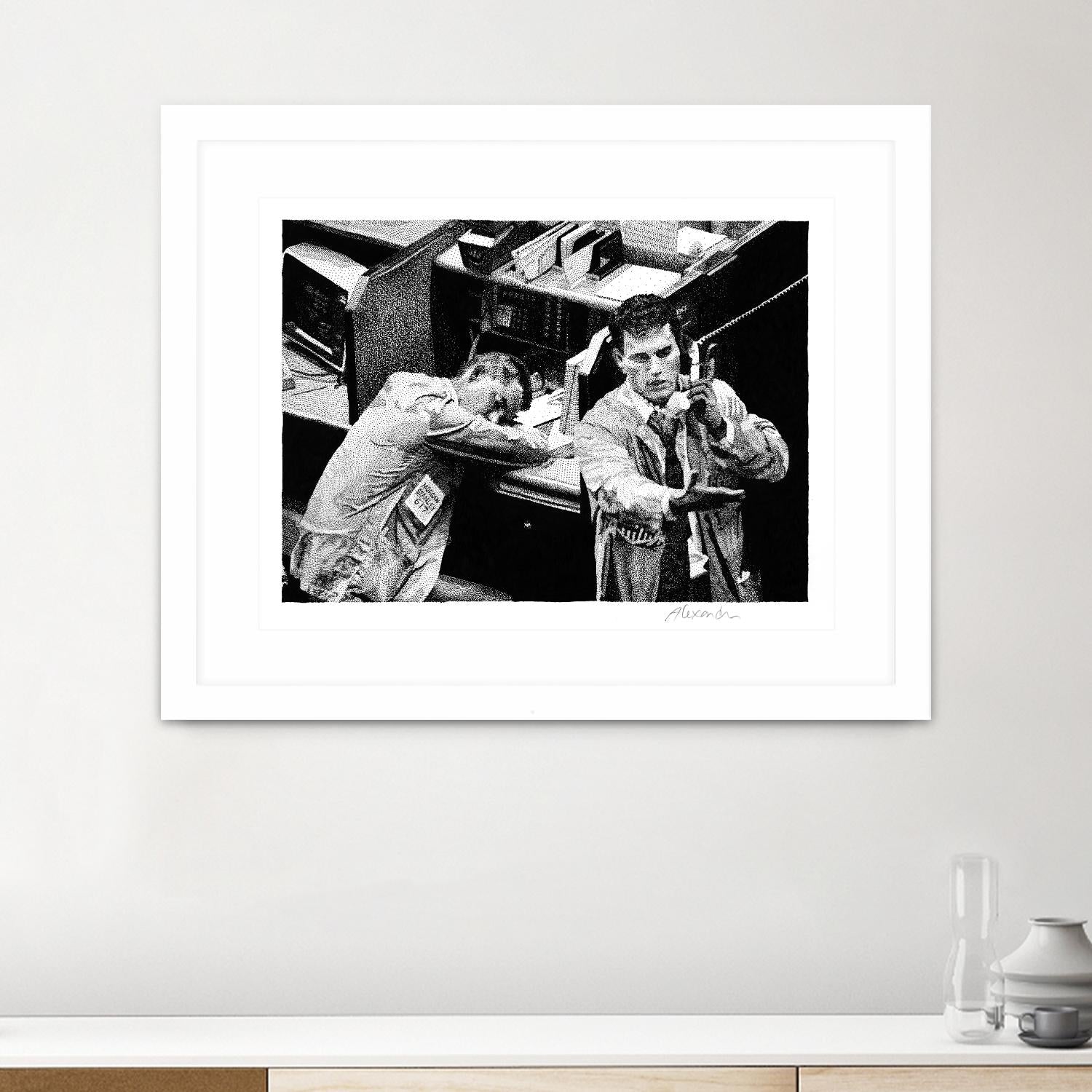 Morgan Stanley 617 by Gill Alexander on GIANT ART - white black & white wall street