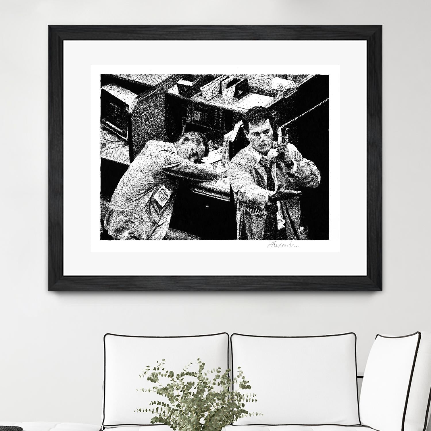 Morgan Stanley 617 by Gill Alexander on GIANT ART - white black & white wall street