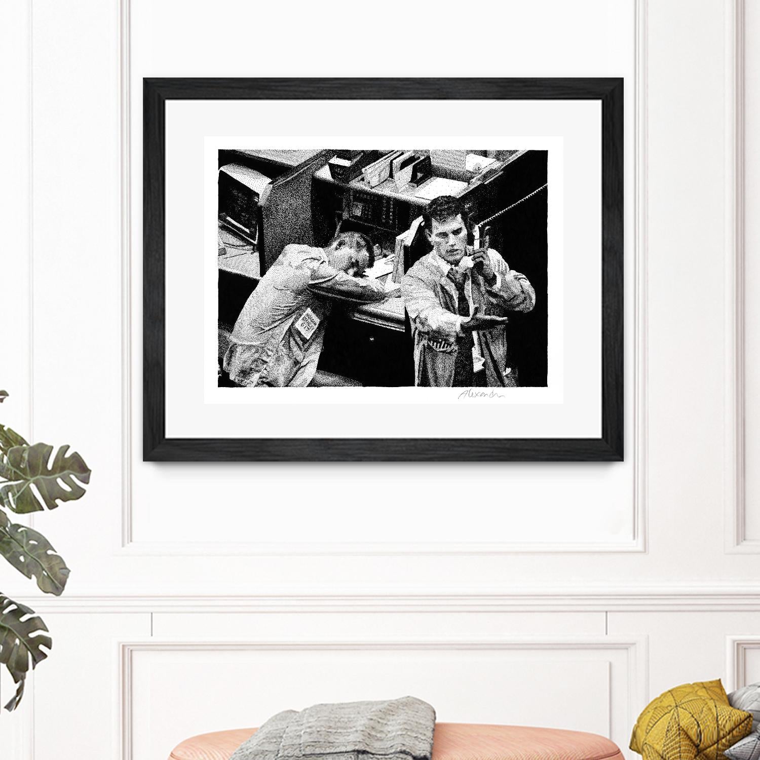 Morgan Stanley 617 by Gill Alexander on GIANT ART - white black & white wall street