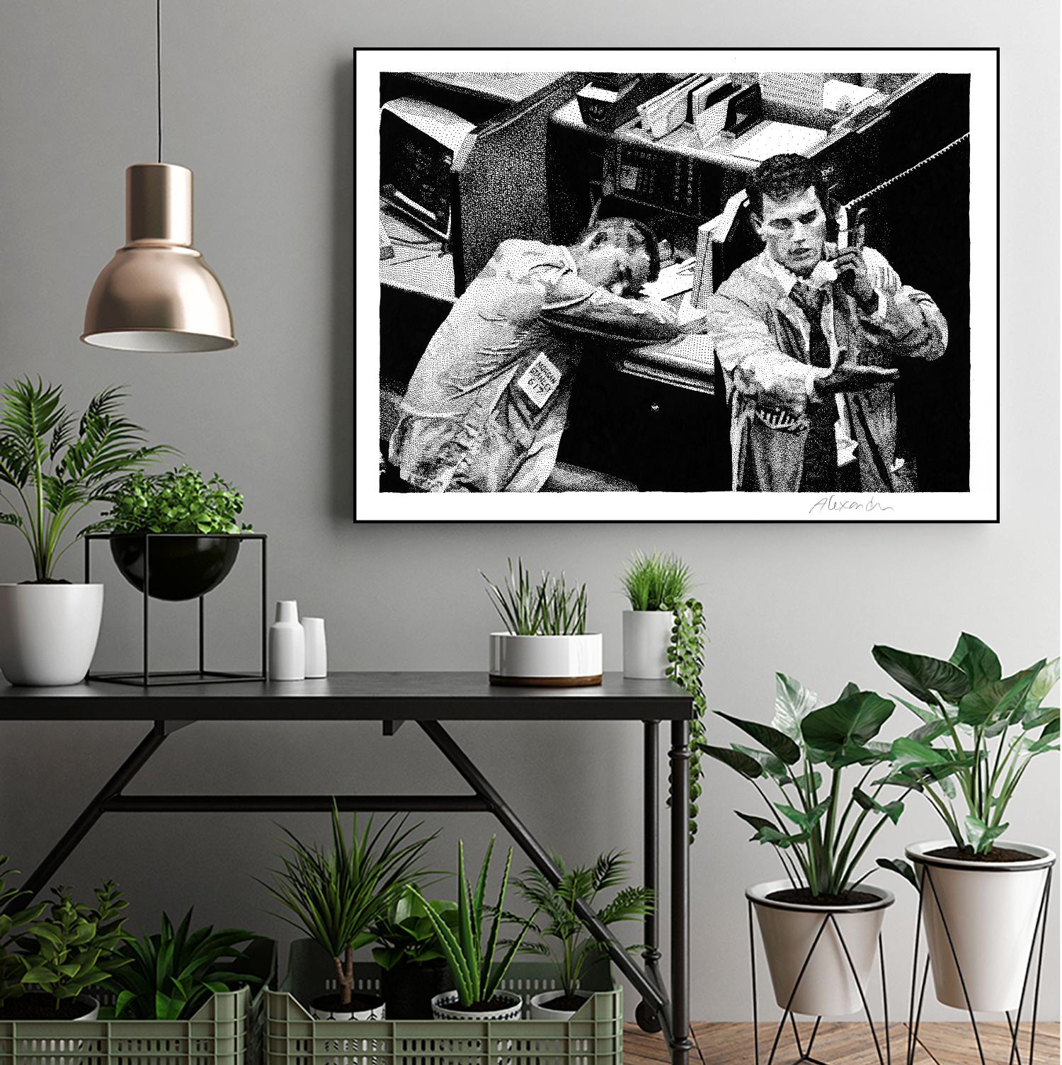 Morgan Stanley 617 by Gill Alexander on GIANT ART - white men and women