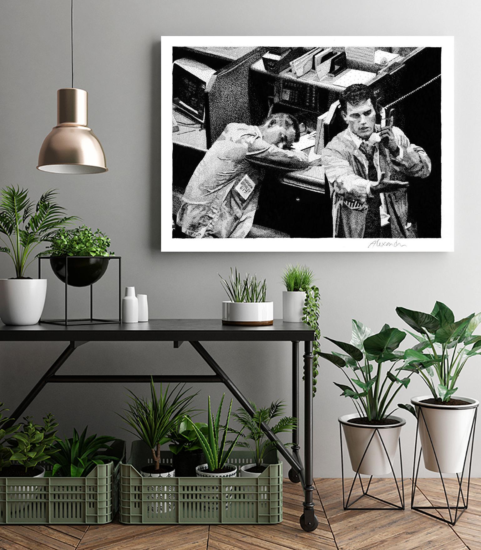 Morgan Stanley 617 by Gill Alexander on GIANT ART - white black & white wall street